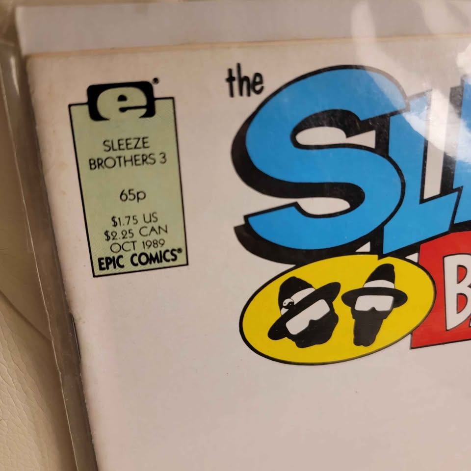 The Sleeze Brothers #3 - Epic Comics Oct 1989 - Minimalist - photo 2