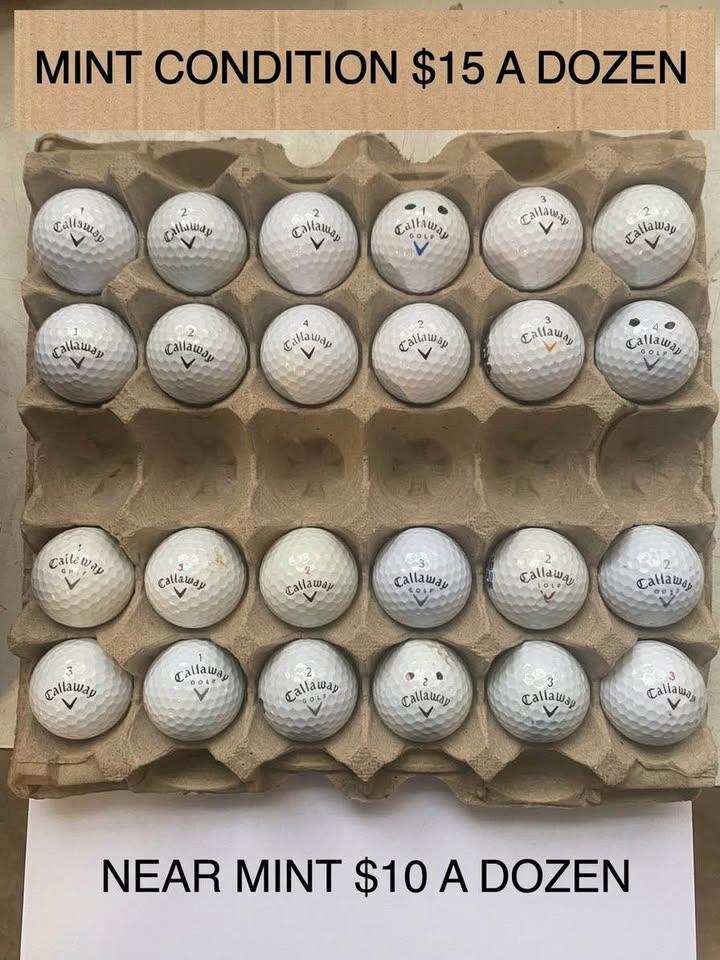 Callaway Golf Balls – Mint & Near Mint – $10/Dozen