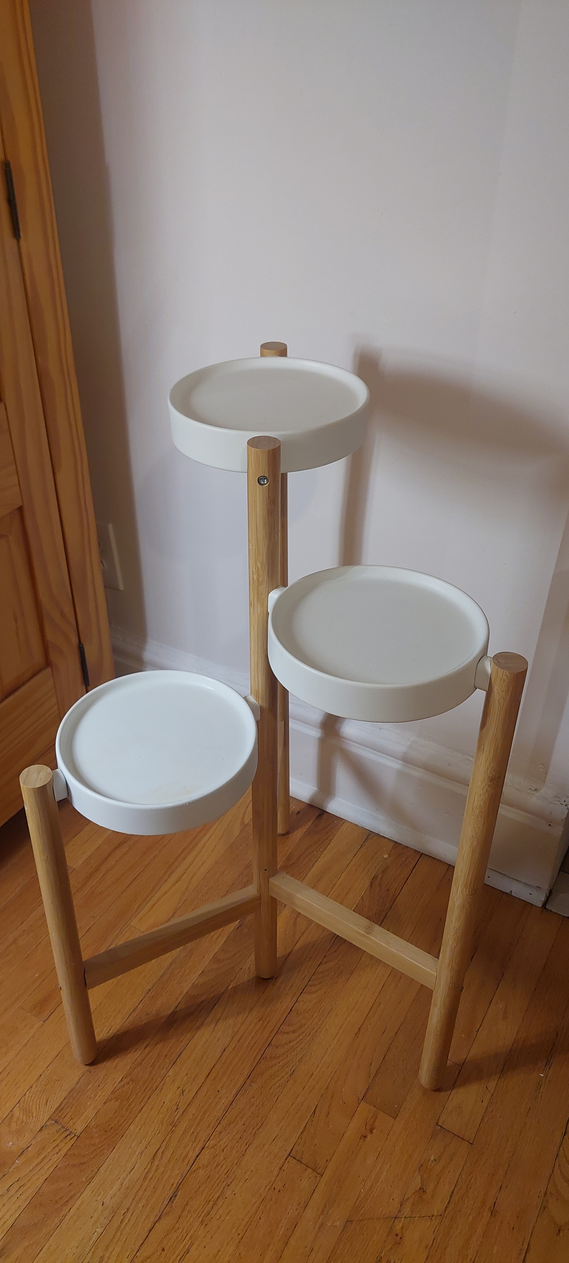 IKEA SATSUMAS 3-Tier Bamboo Plant Stand