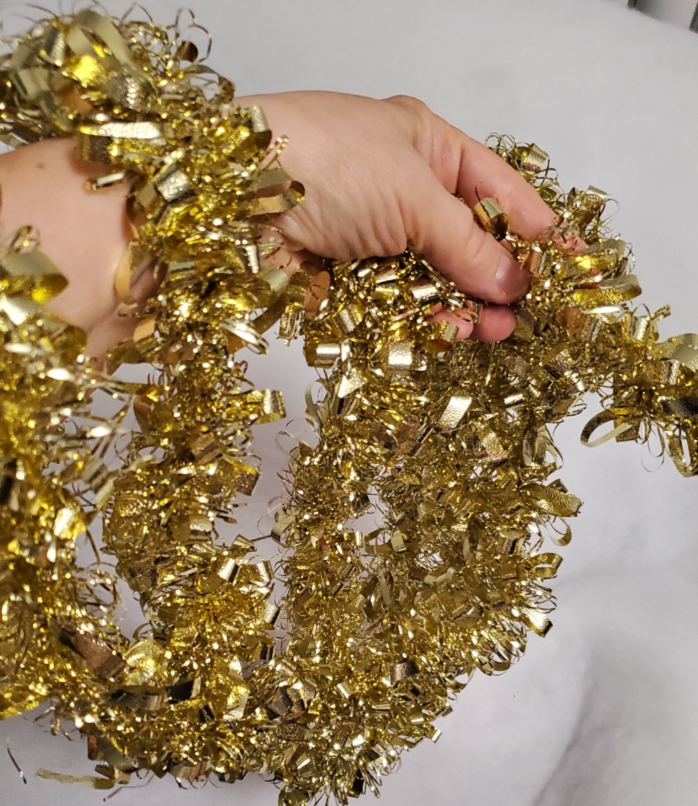 Brand New Gold Christmas Tinsel Garlands - 2 Piece Set - photo 4