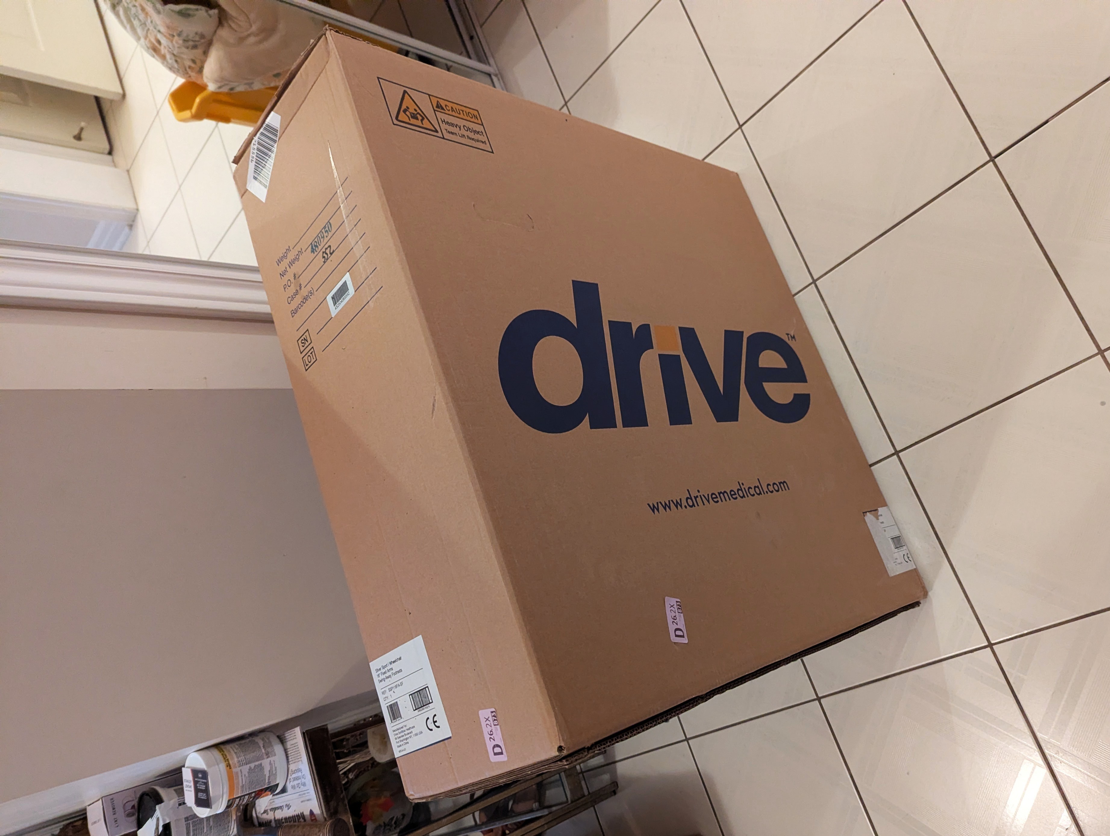 Brand New Drive Medical Silver Sport 1 Wheelchair (18" Seat) - photo 3