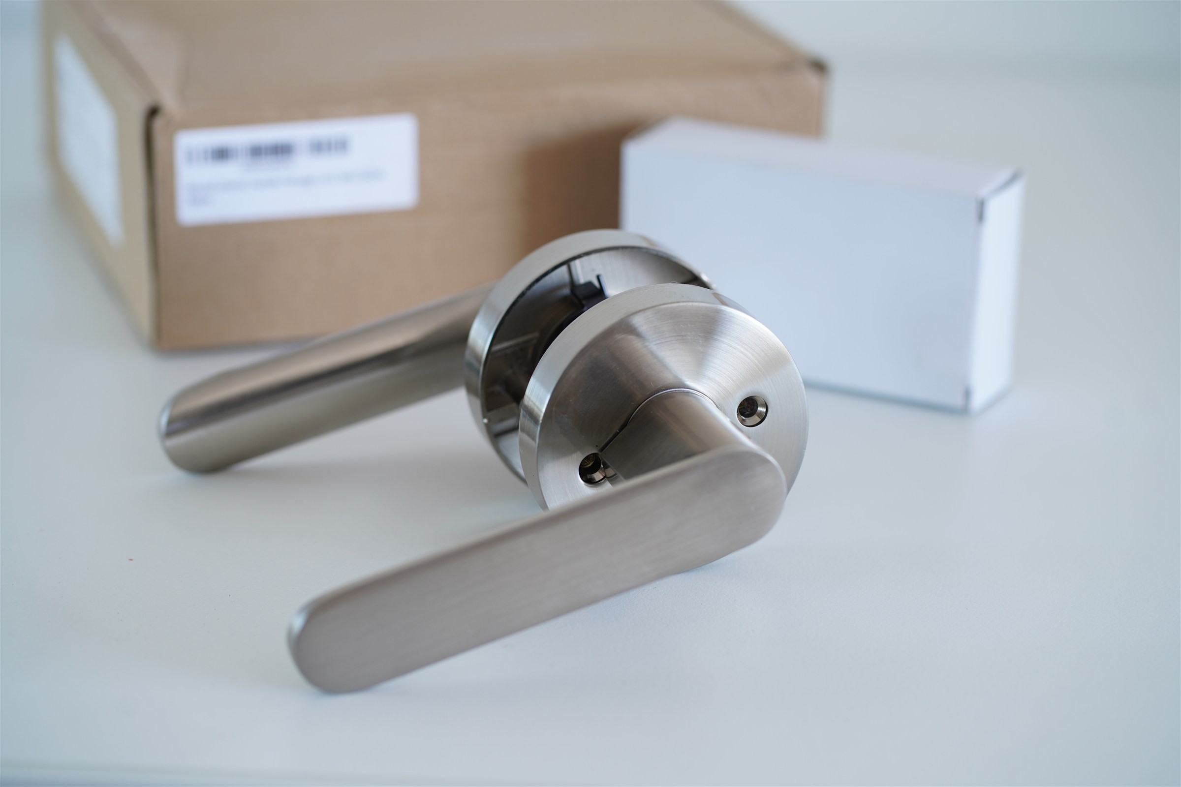 New D904 Satin Nickel Door Levers - Passage, Privacy, Dummy - photo 4