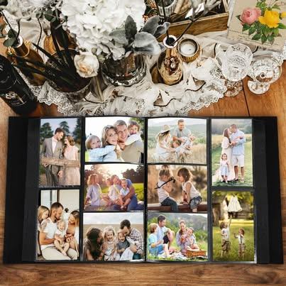 4x6 Photo Album 1000 Pockets - Linen Hardcover, Extra Large