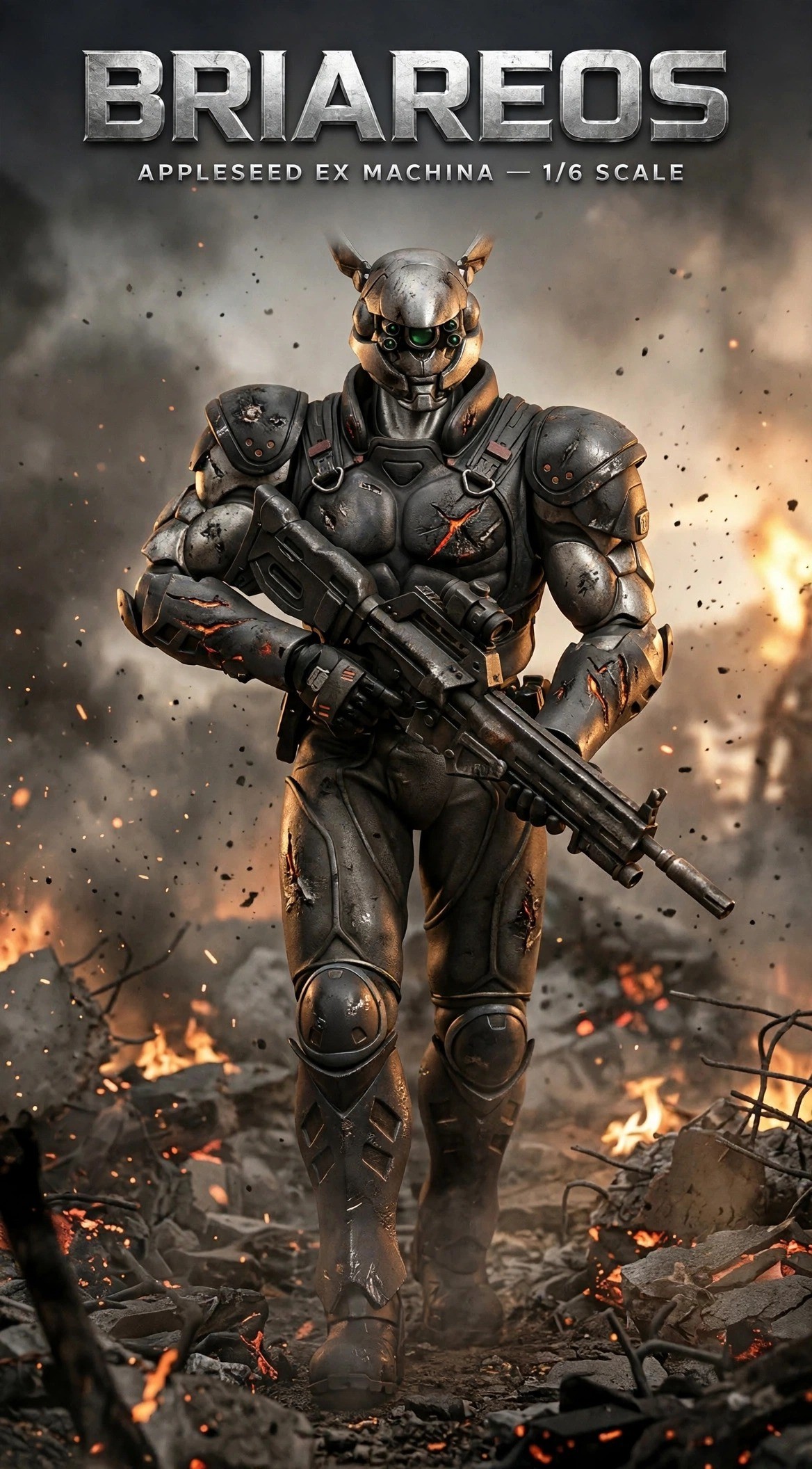 Hot Toys MMS52 Appleseed Ex Machina Briareos 1/6 Figure