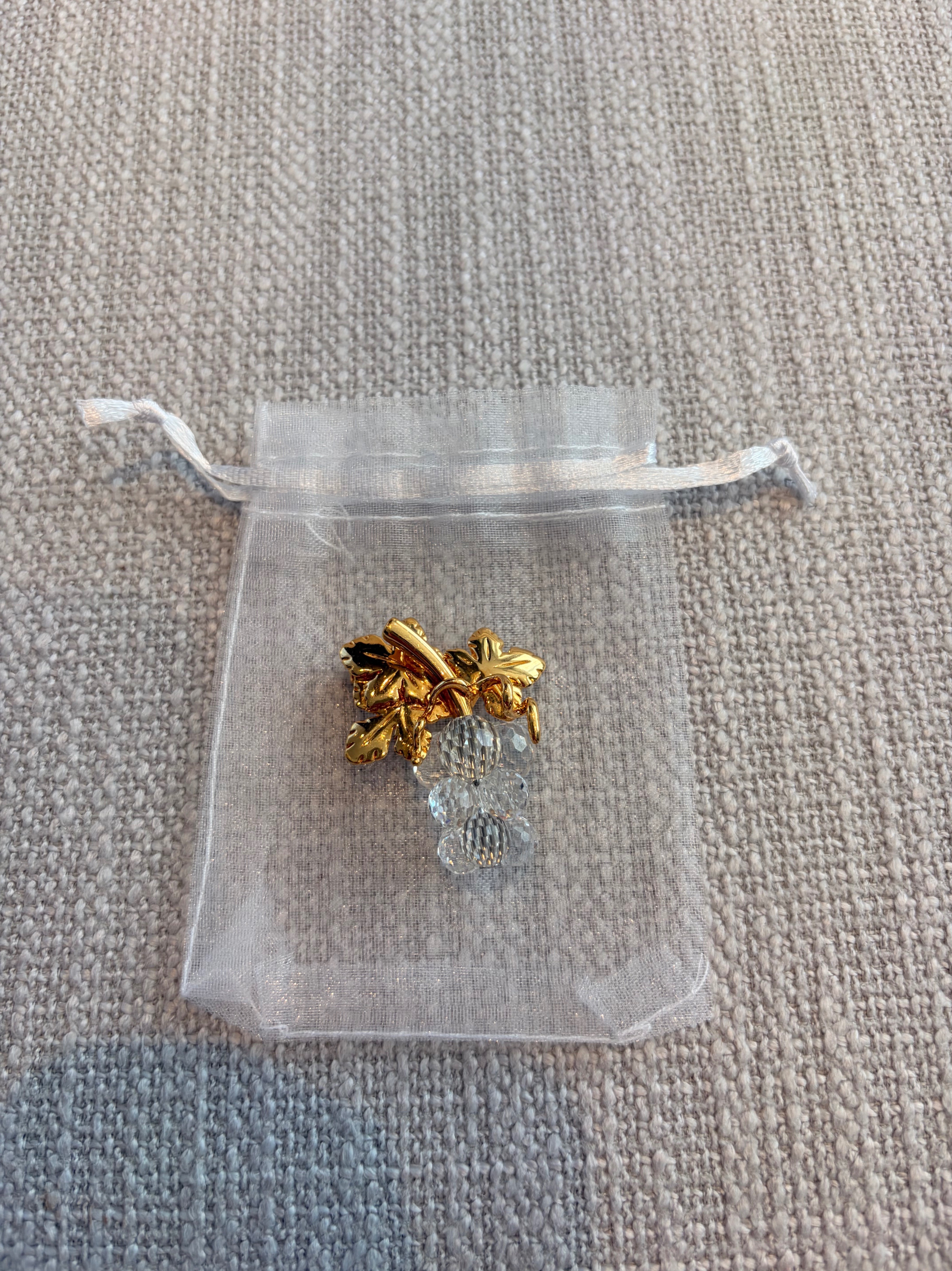 Vintage Swarovski Crystal Memories Grape Brooch