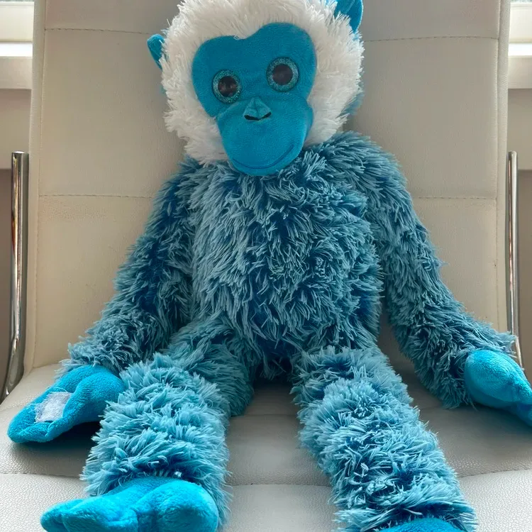 Fluffy plush monkey - photo 2