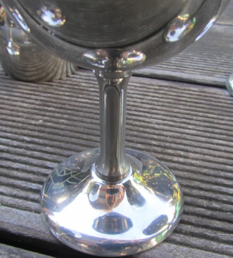 Set of 6 IMCO 18/10 Stainless Steel Wine Glasses - photo 4