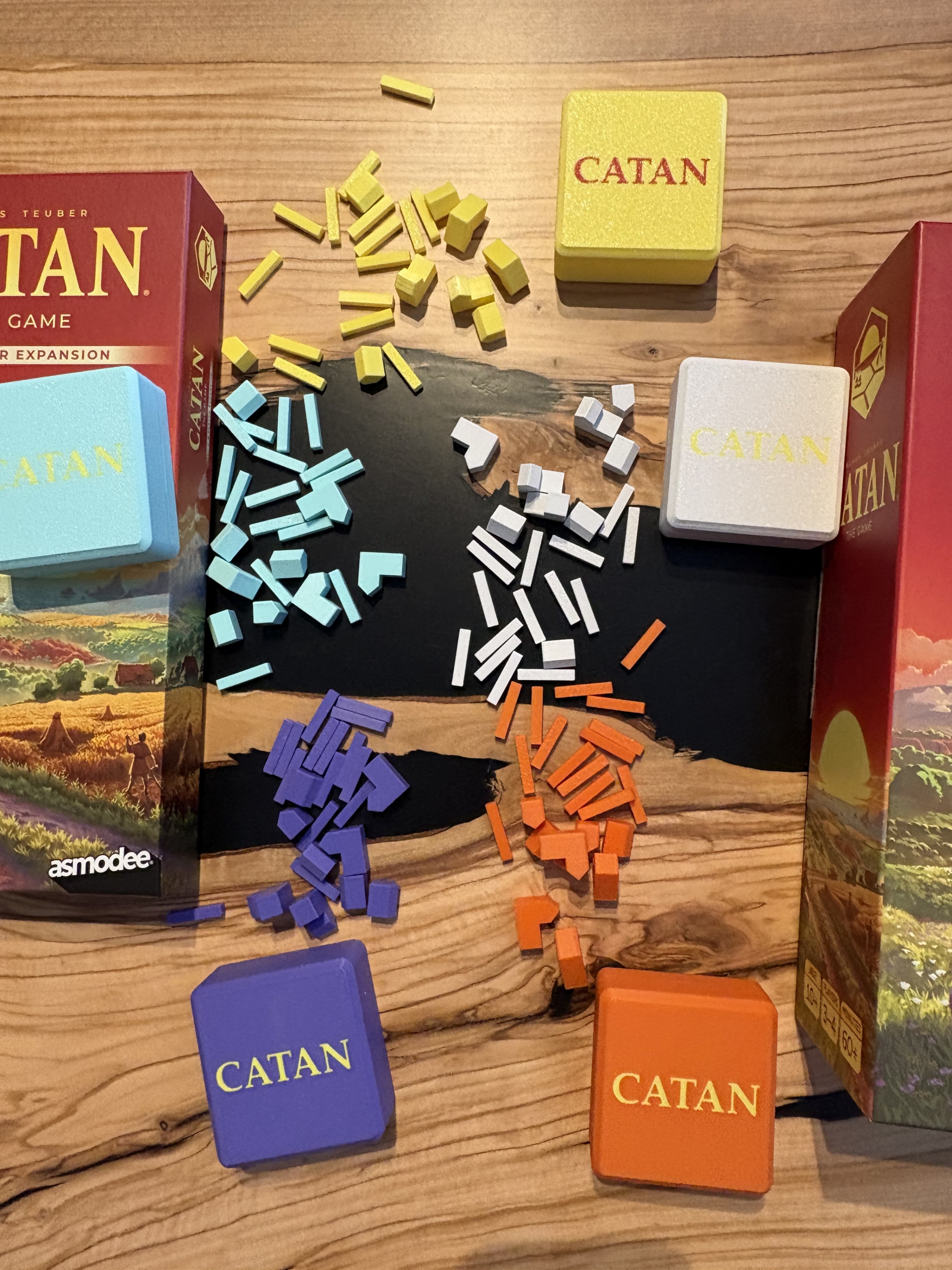 Catan game piece boxes & Alt colours - photo 3