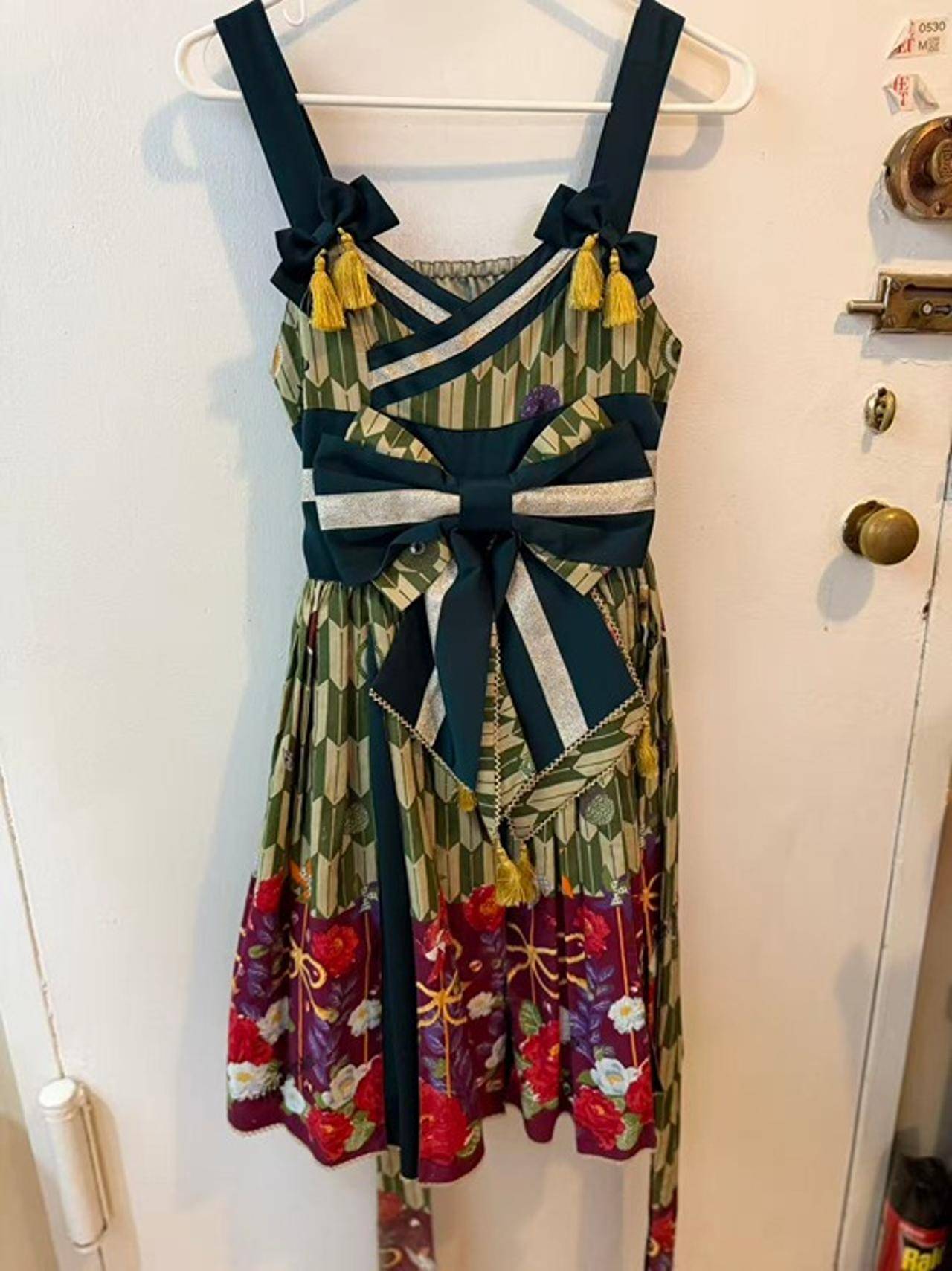 Metamorphose Kimono Tuck JSK Green - Size S - photo 2