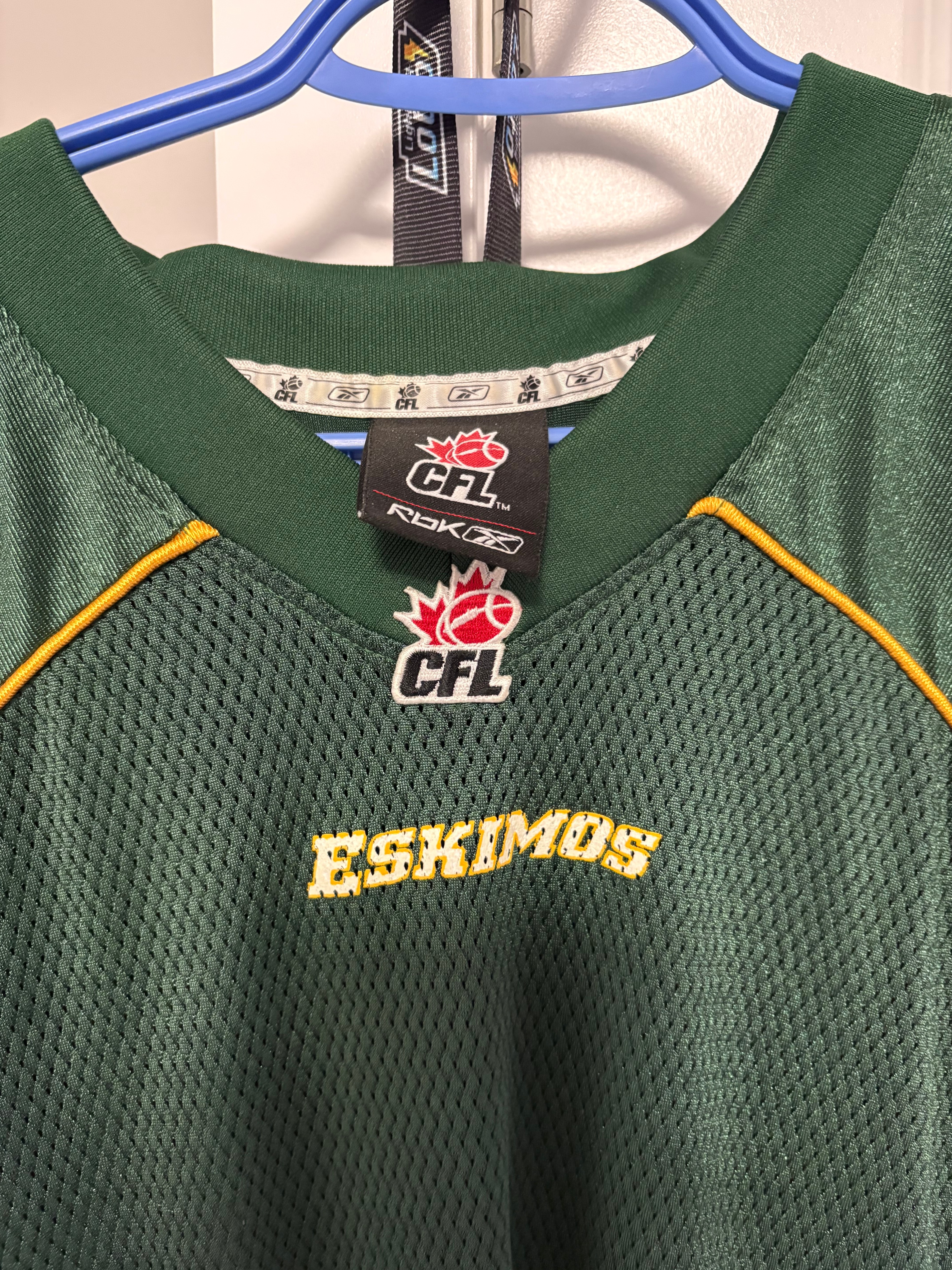 Reebok Edmonton Eskimos CFL Jersey - photo 3