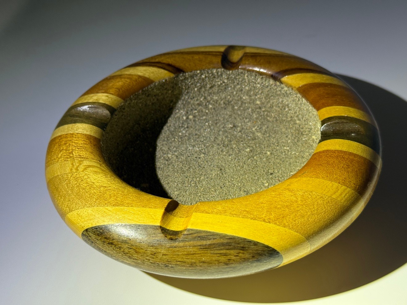 Vintage Jamaican Wood Ashtray - MONEX Ltd, Hand-Turned - photo 3