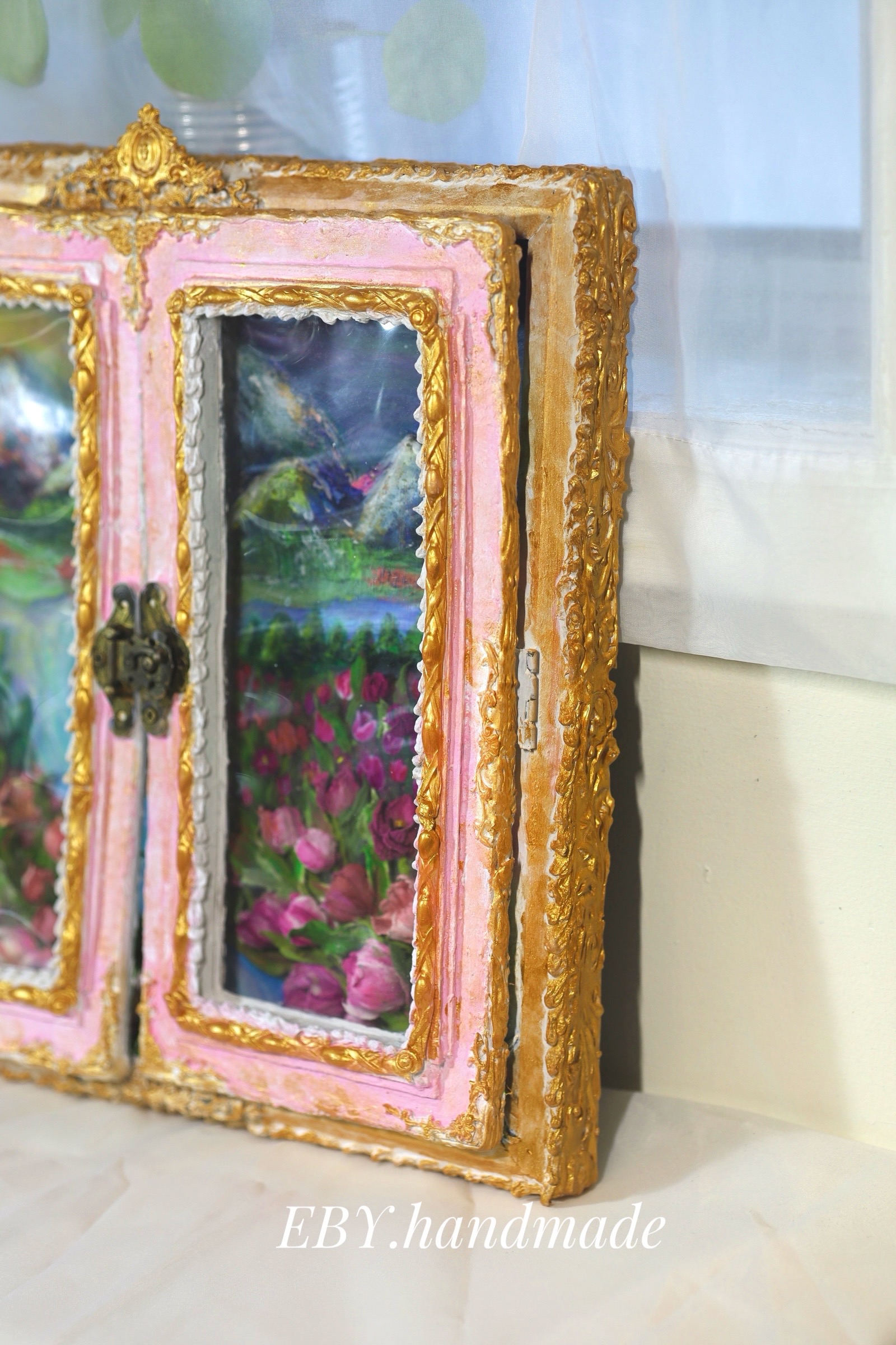 3D Tulip Flower Painting with Openable Window 🌷 - photo 5
