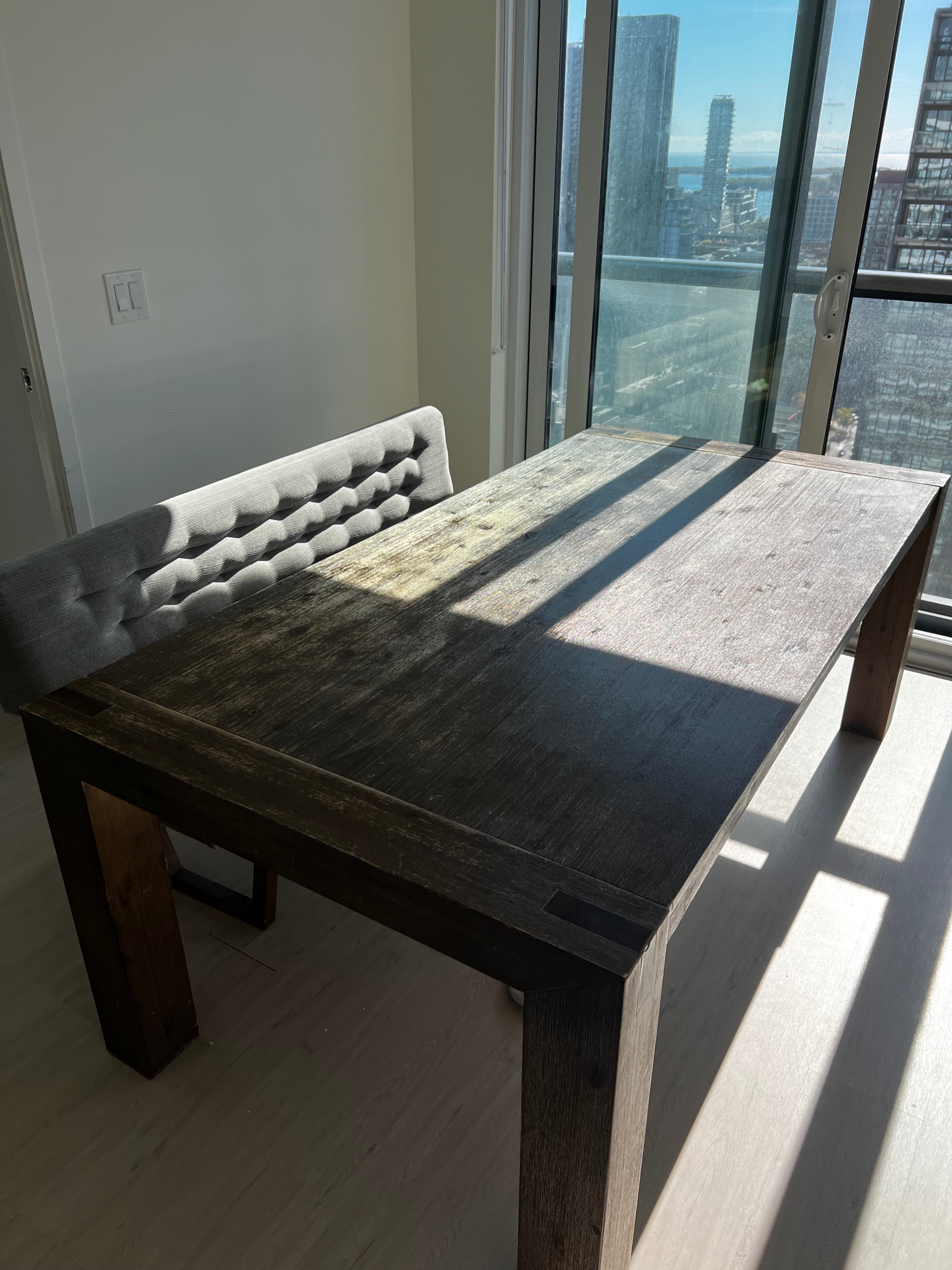 Structube Dining Table & bench
