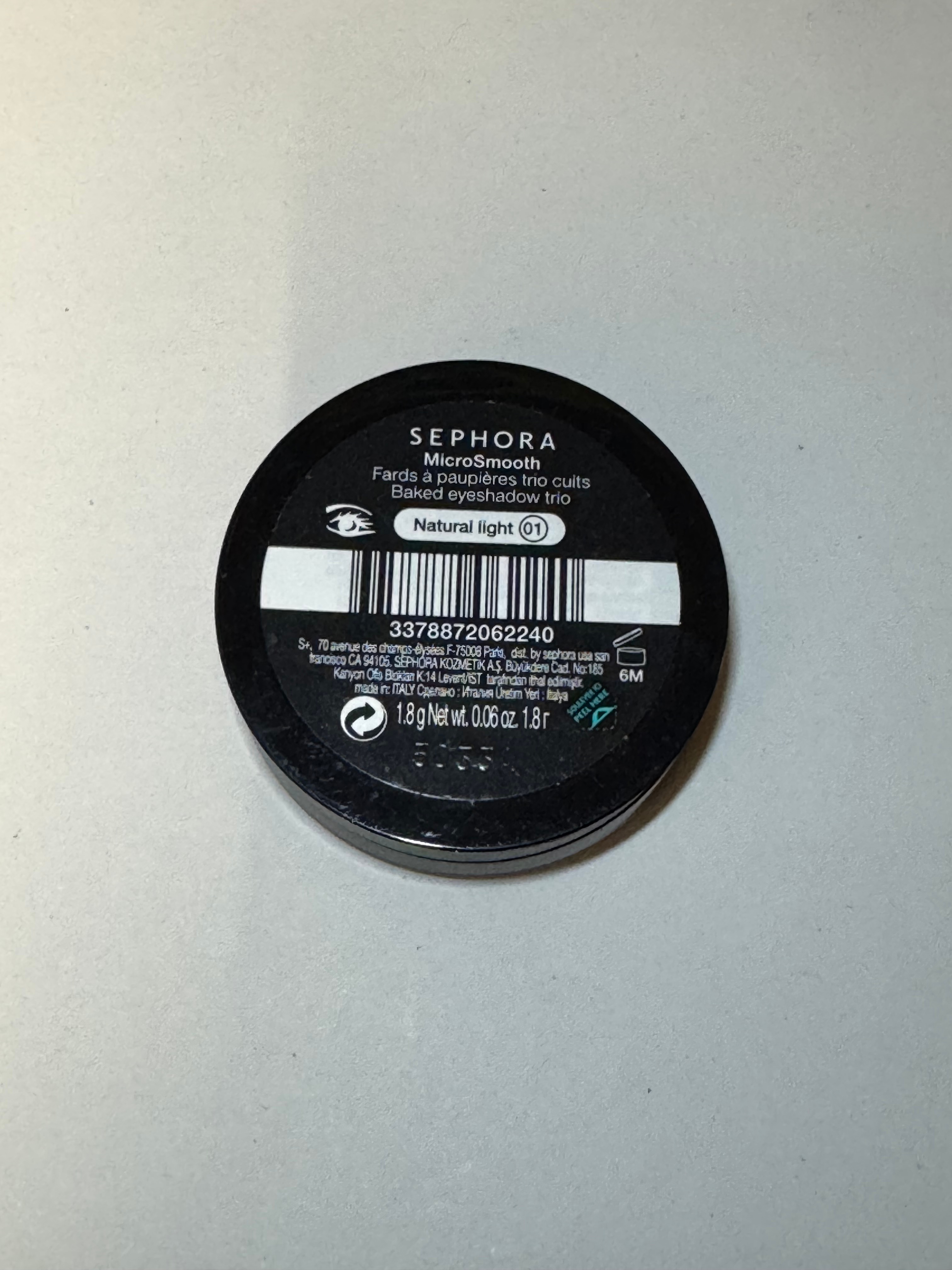Sephora Microsmooth Baked Eyeshadow Trio, 01 Natural Light - photo 2