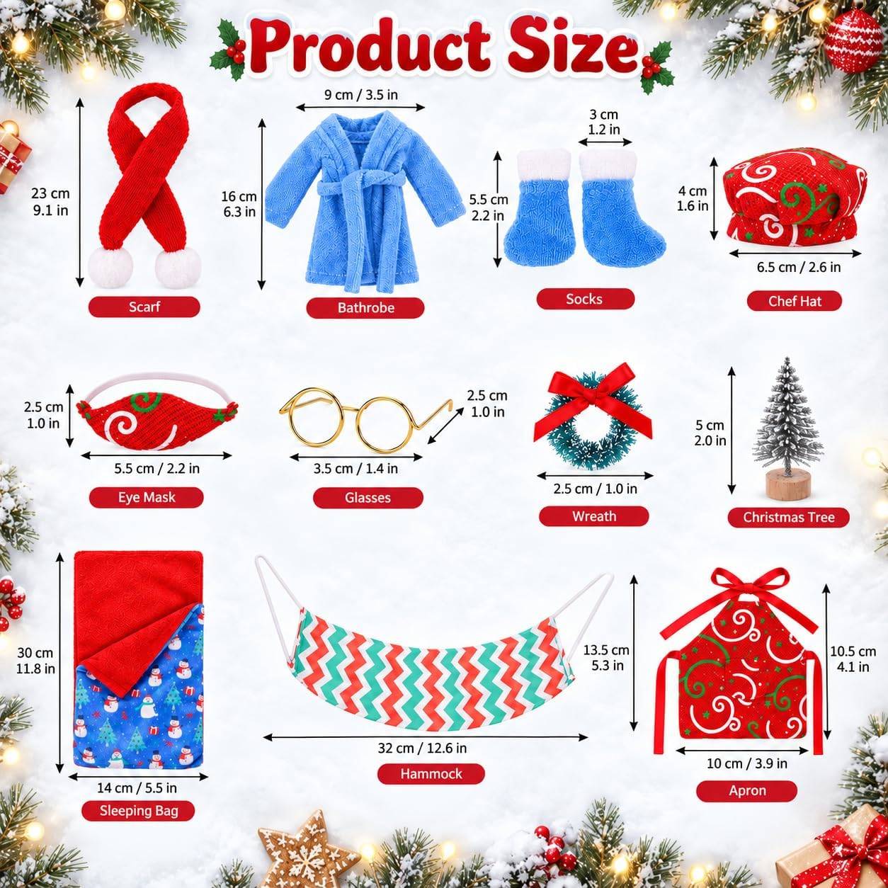Elf on the Shelf Accessories 11 pcs - photo 3