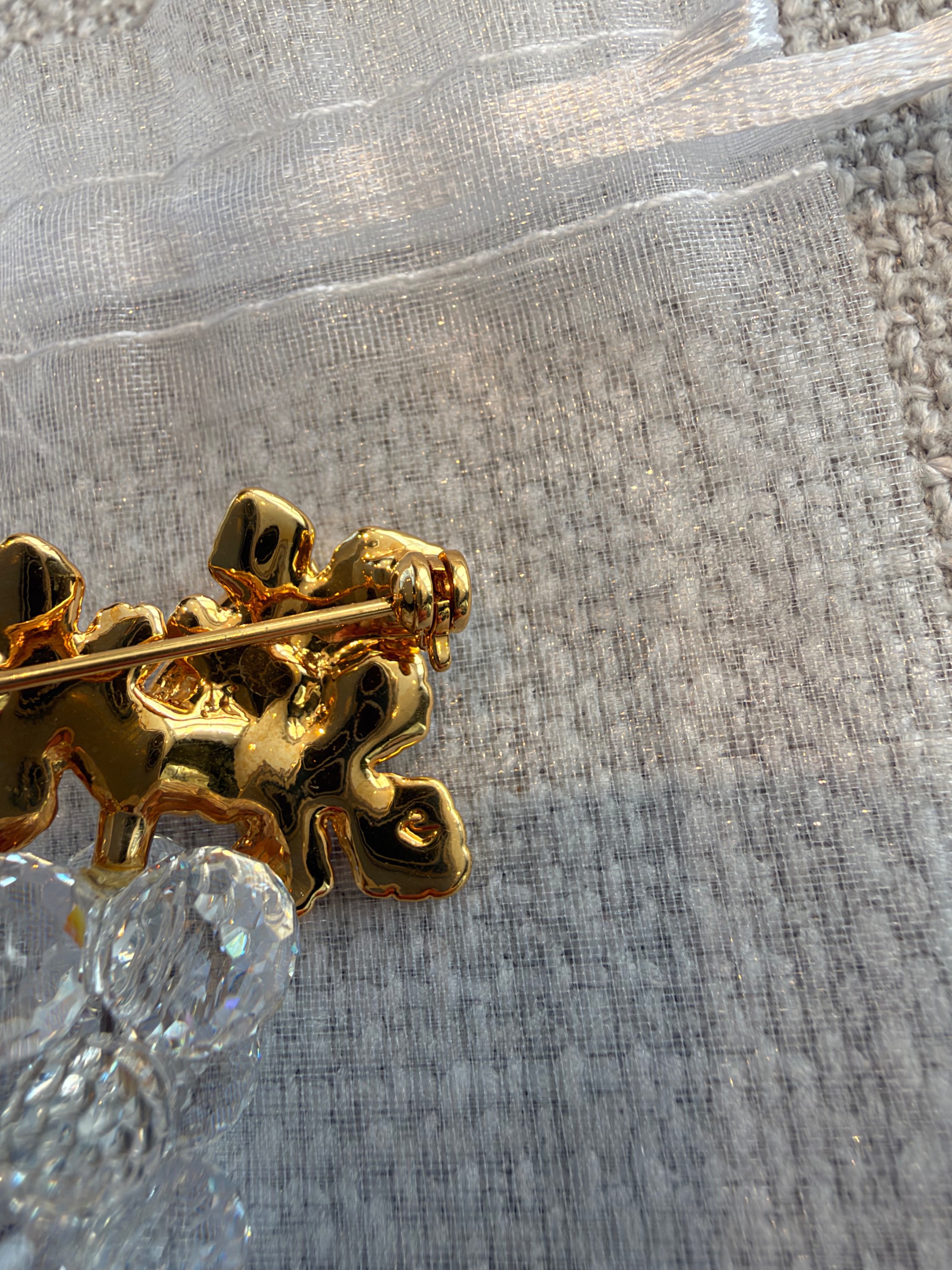 Vintage Swarovski Crystal Memories Grape Brooch - photo 3