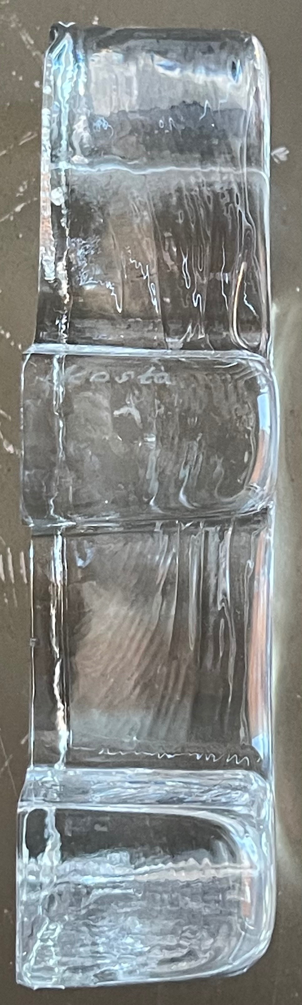 Vintage Kosta Boda Glass Rhino Paperweight - Bertil Vallien - photo 4