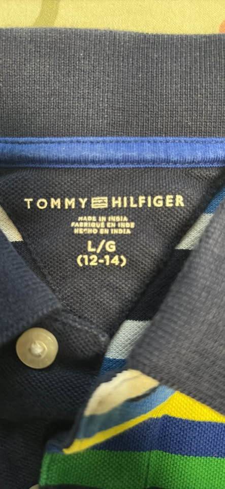 Tommy Hilfiger Polo Shirt Kids L Size 12-14 yrs -USED - photo 3