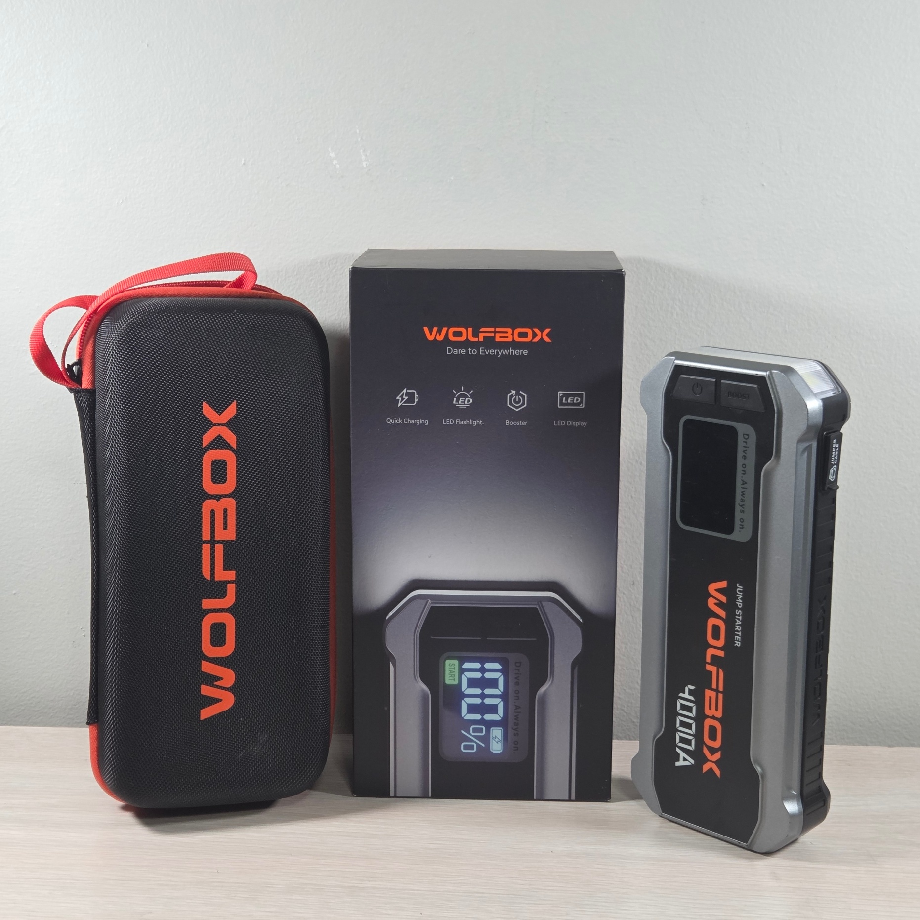 WOLFBOX 4000A Jump Starter