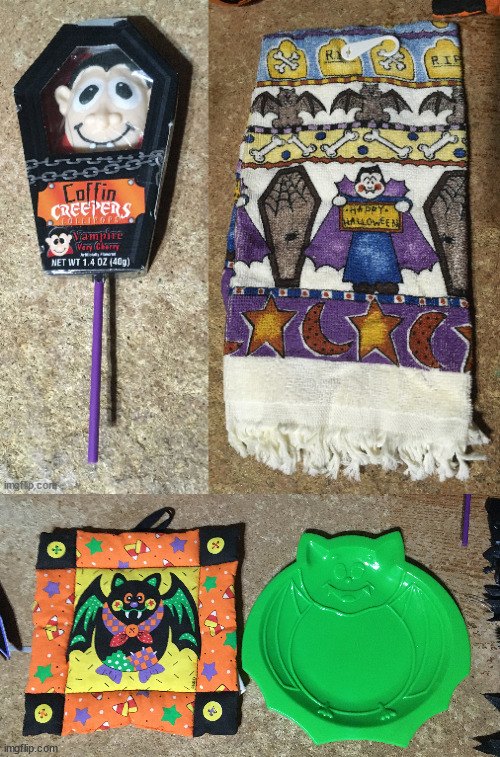 HALLOWEEN DECORATION LOT RUBBER BATS WINDOW CLINGS SPIDER WEB - photo 5