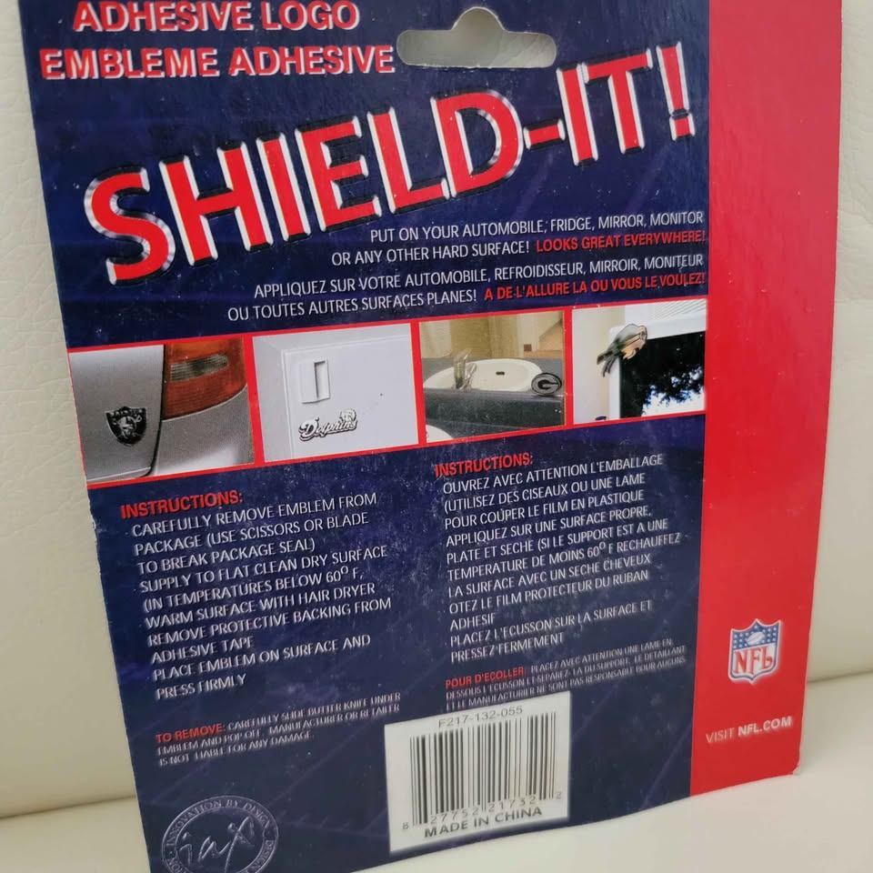 Washington Redskins NFL SHIELD-IT! Chrome plastic Emblem - NEW - photo 3