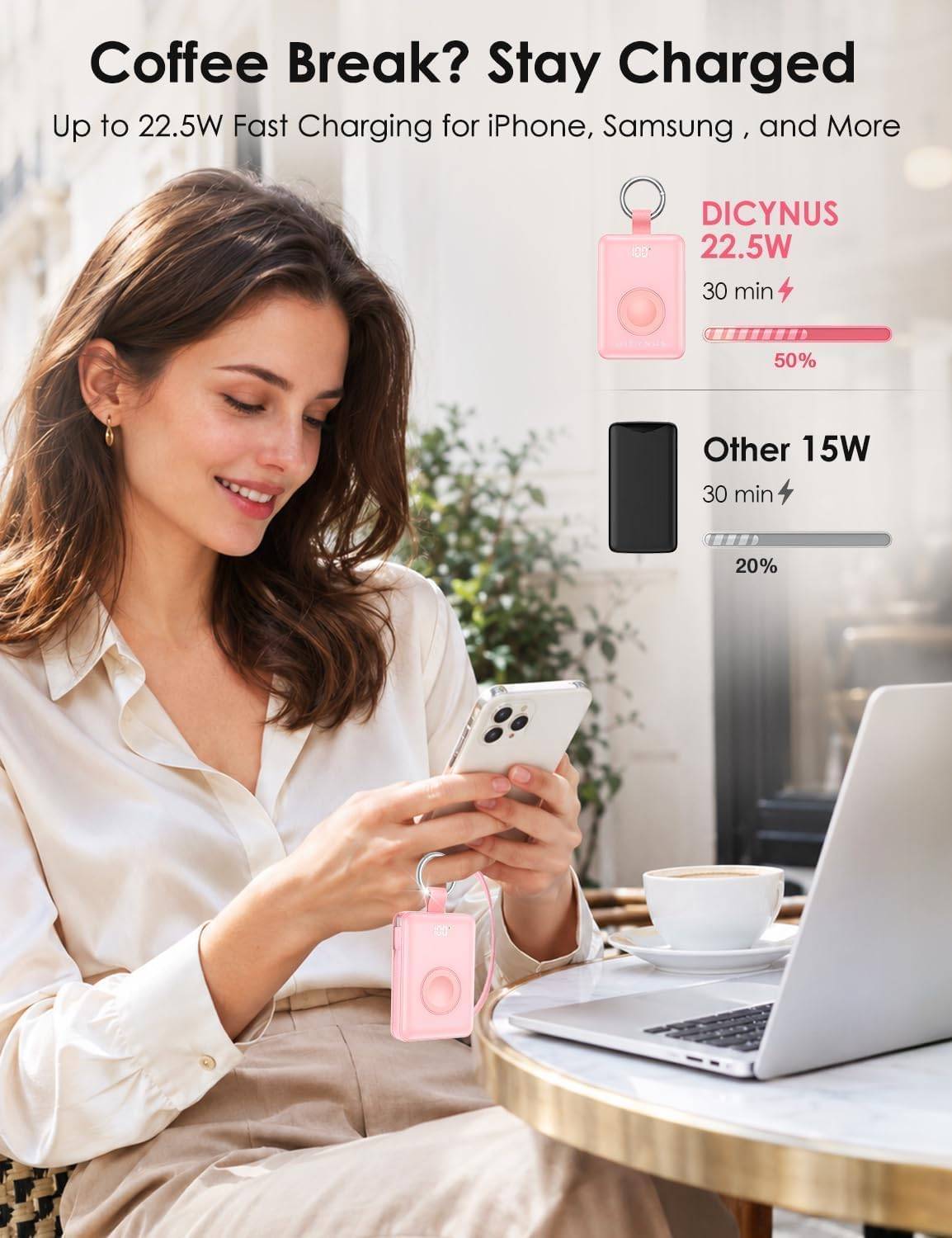 DICYNUS 10,000mAh portable power bank - photo 5