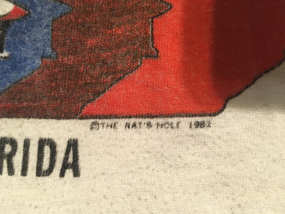 DAYTONA BEACH, FLORIDA THE RAT'S HOLE 1982 NASCAR SPEED SHIRT - photo 3