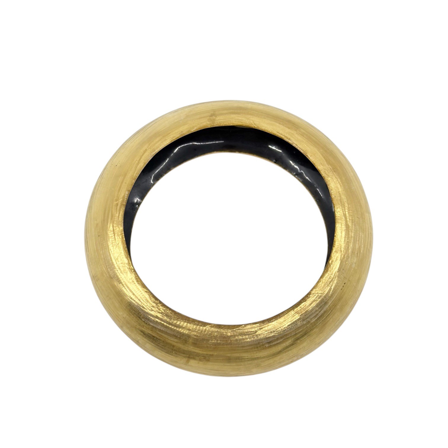 vintage Alexis Bittar gold lucite bangle bracelet - GM1087 - photo 5