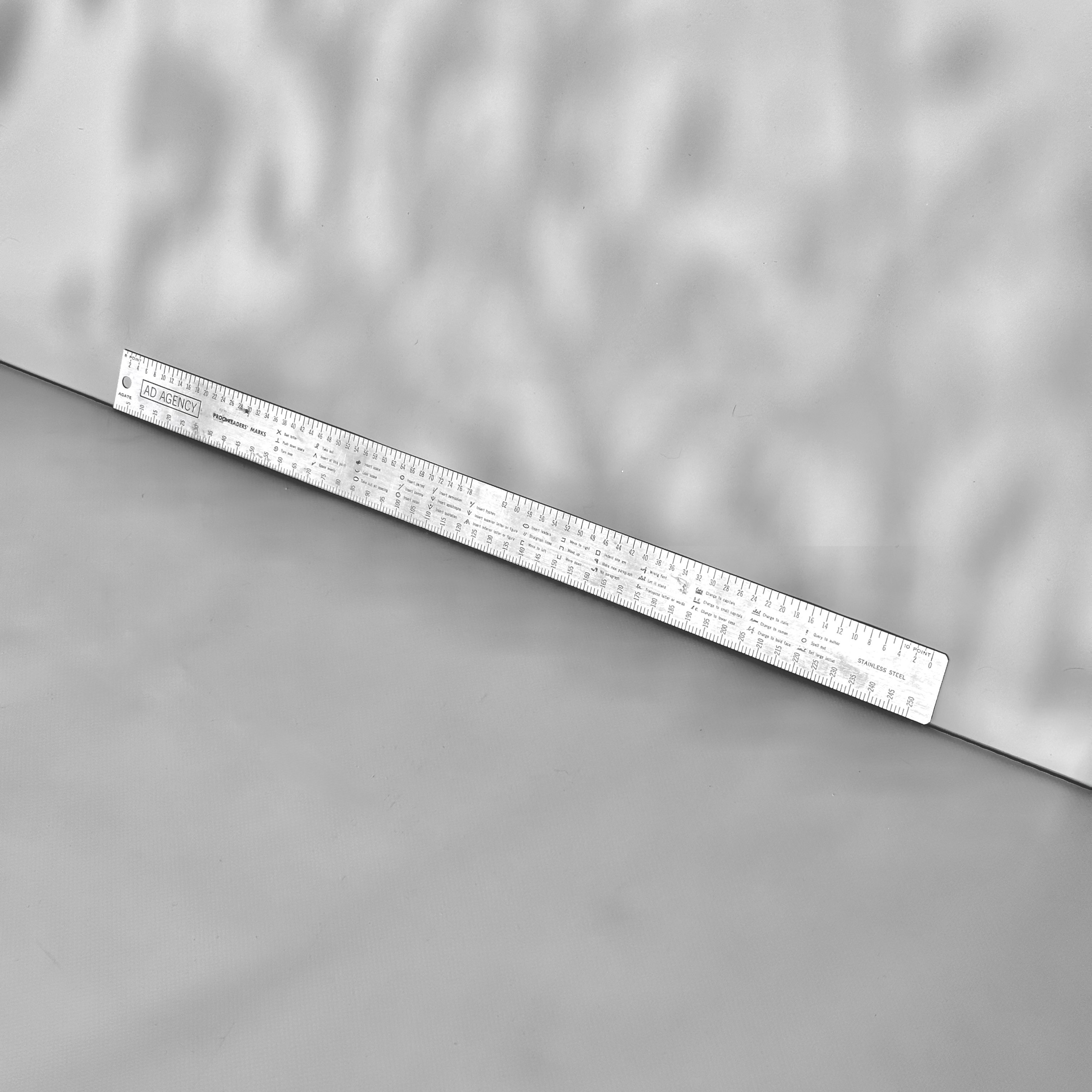 Vintage Ad Agency Proofreaders Ruler - photo 3