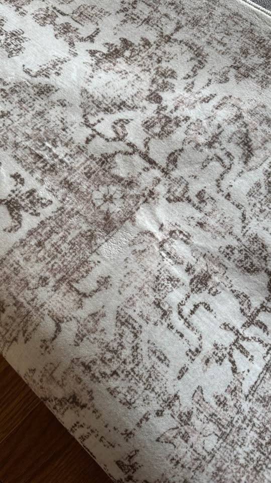8x10 Area Rug Beige/Brown Washable Non-Slip (New) - photo 5