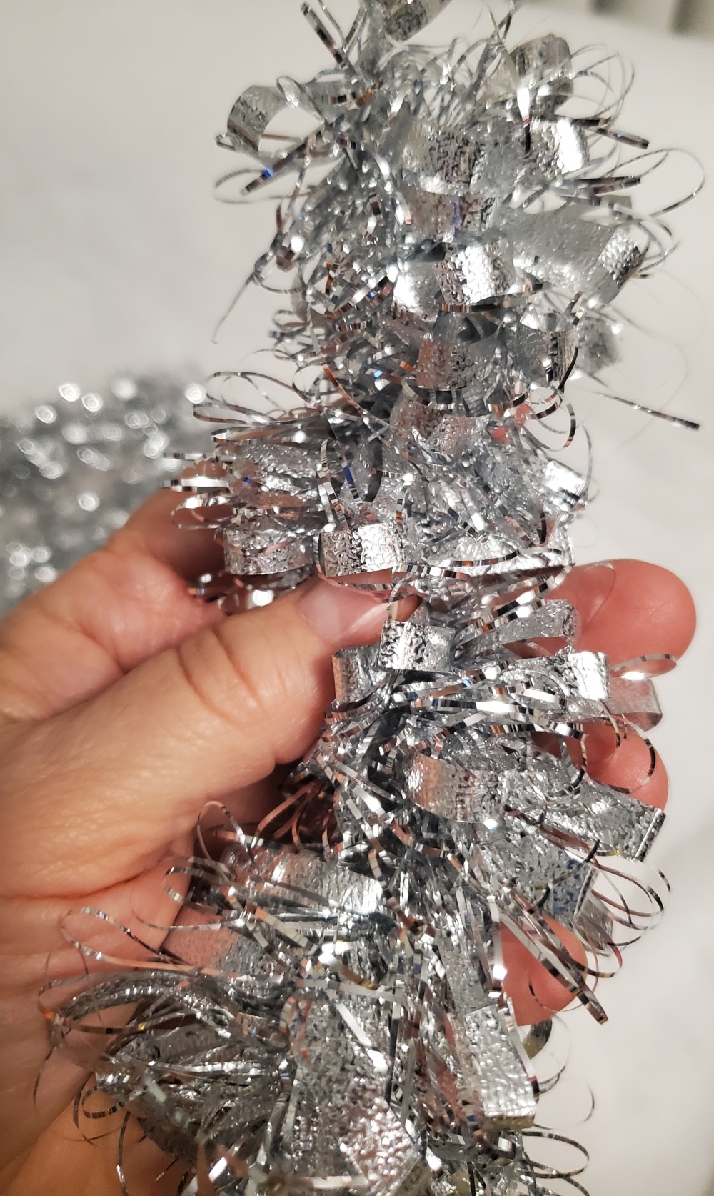 Brand New Silver Christmas Tinsel Garlands - 2 Piece Set - photo 4