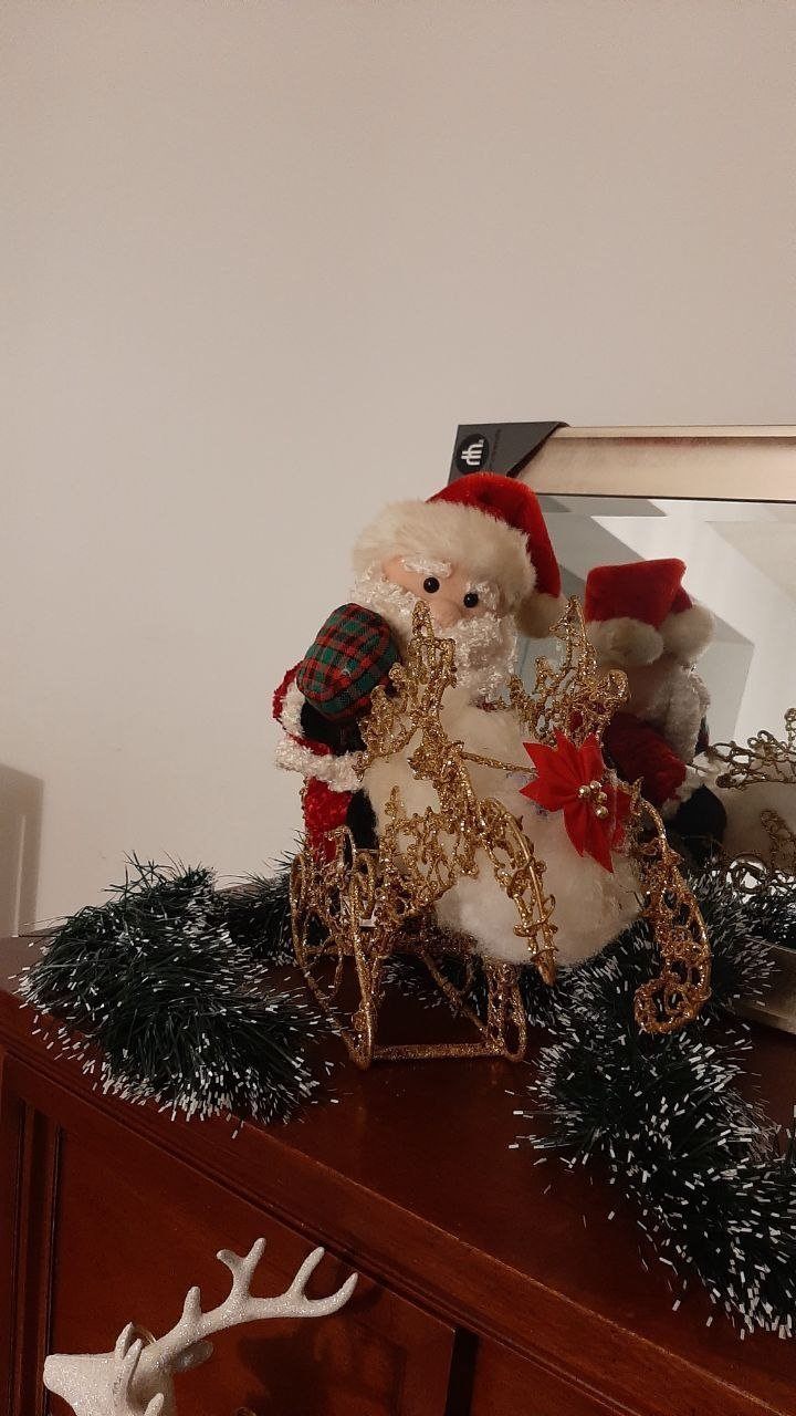 Christmas Decor Lot – Santa Sleigh, Angel, Reindeer & More - photo 3