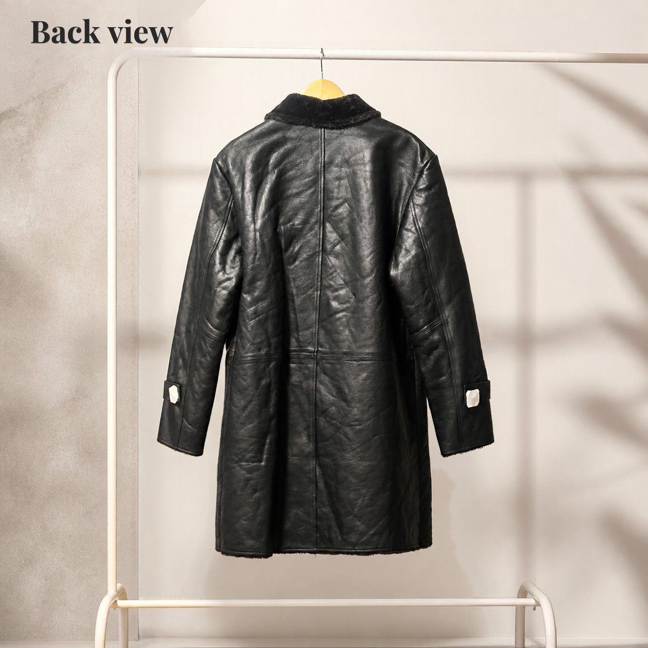 JKT-021 — Men's fur-lined long winter coat — brand new, size L - photo 3