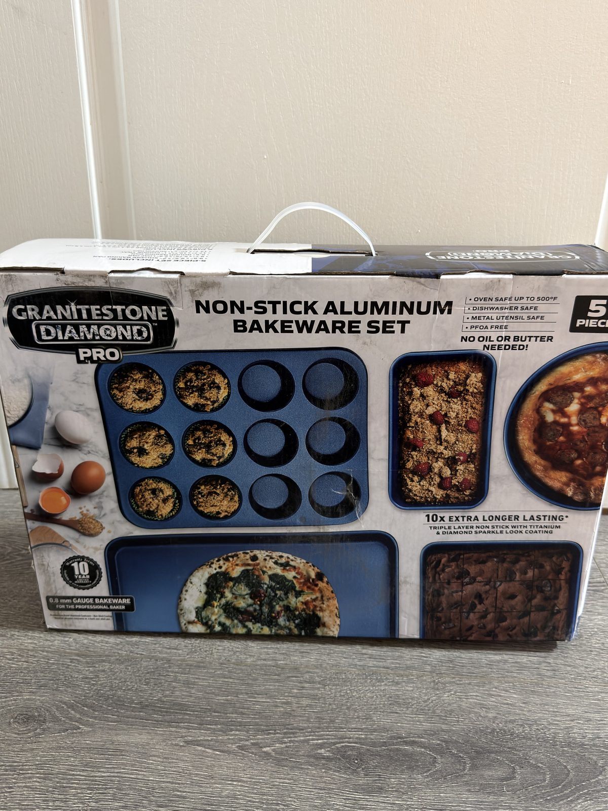 Granitestone Diamond Pro Non Stick Aluminium Bakeware set