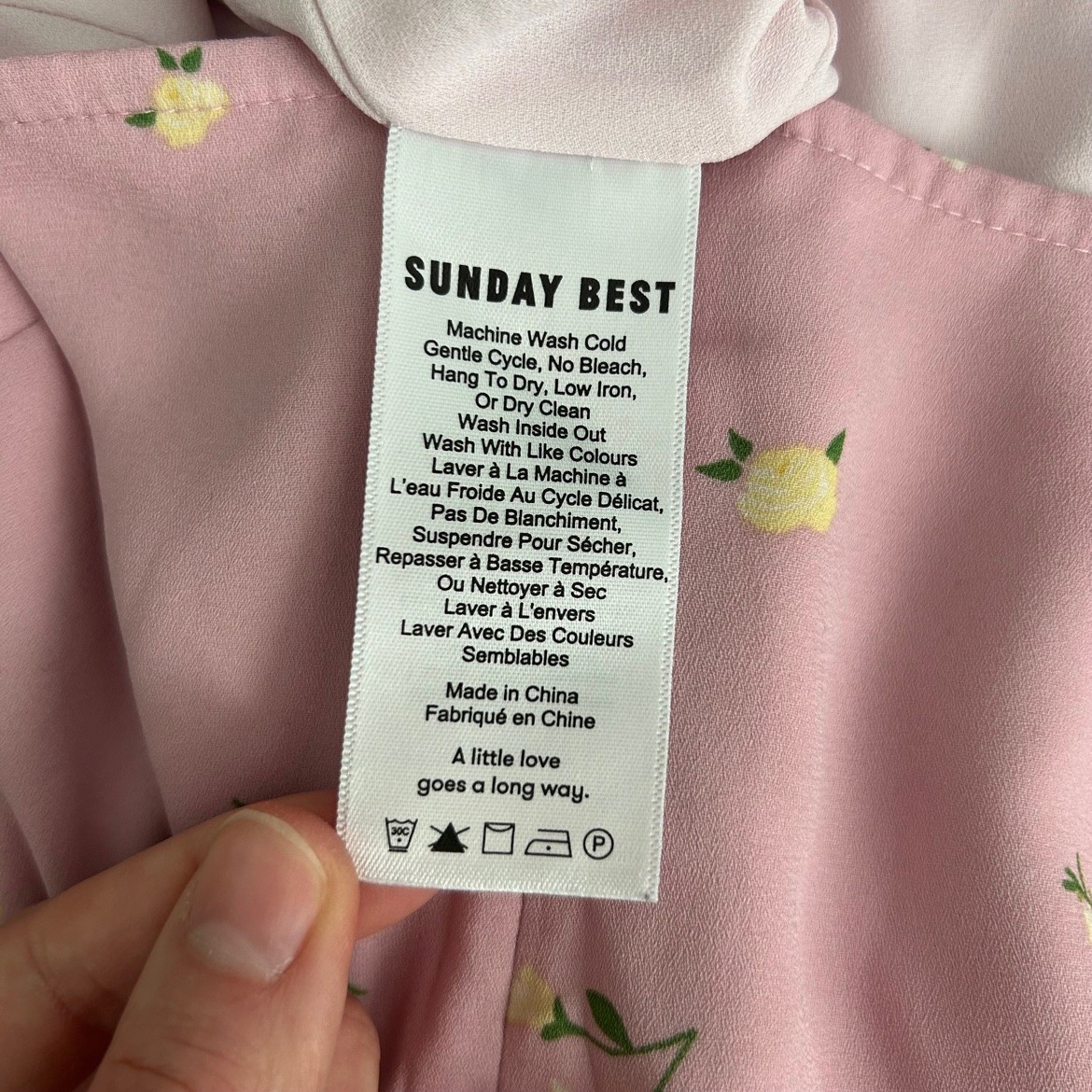 Sunday Best Pink Floral Ruffle Skirt – 8, Like New - photo 5