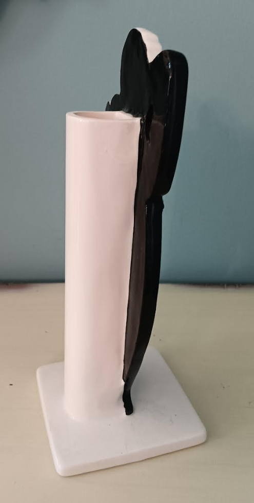 Vintage 80s The Toscany Collection Ceramic Violinist Bud Vase - photo 5