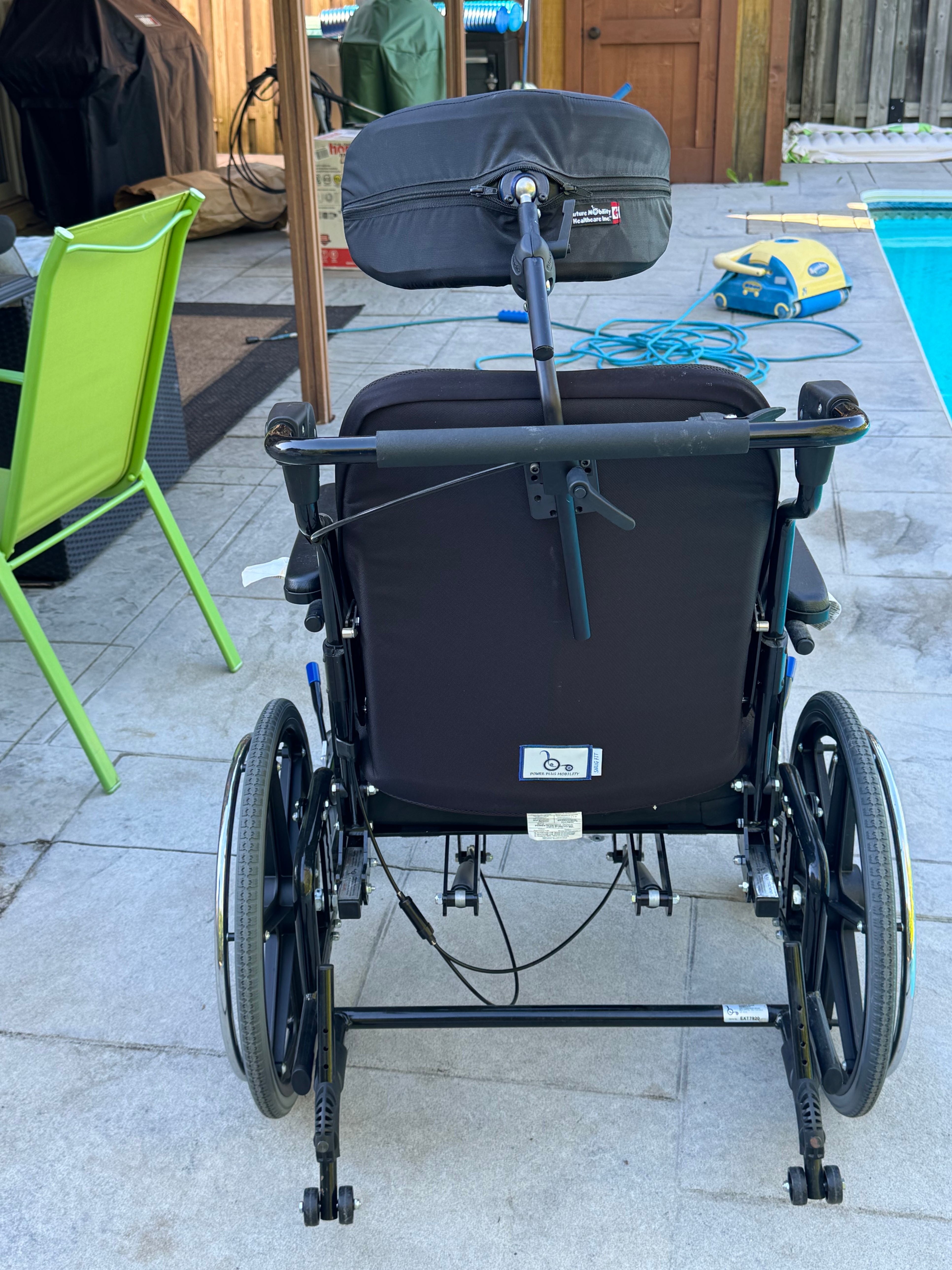 Power Plus Extreme Tilt-in-Space Wheelchair + ROHO Cushion - photo 5