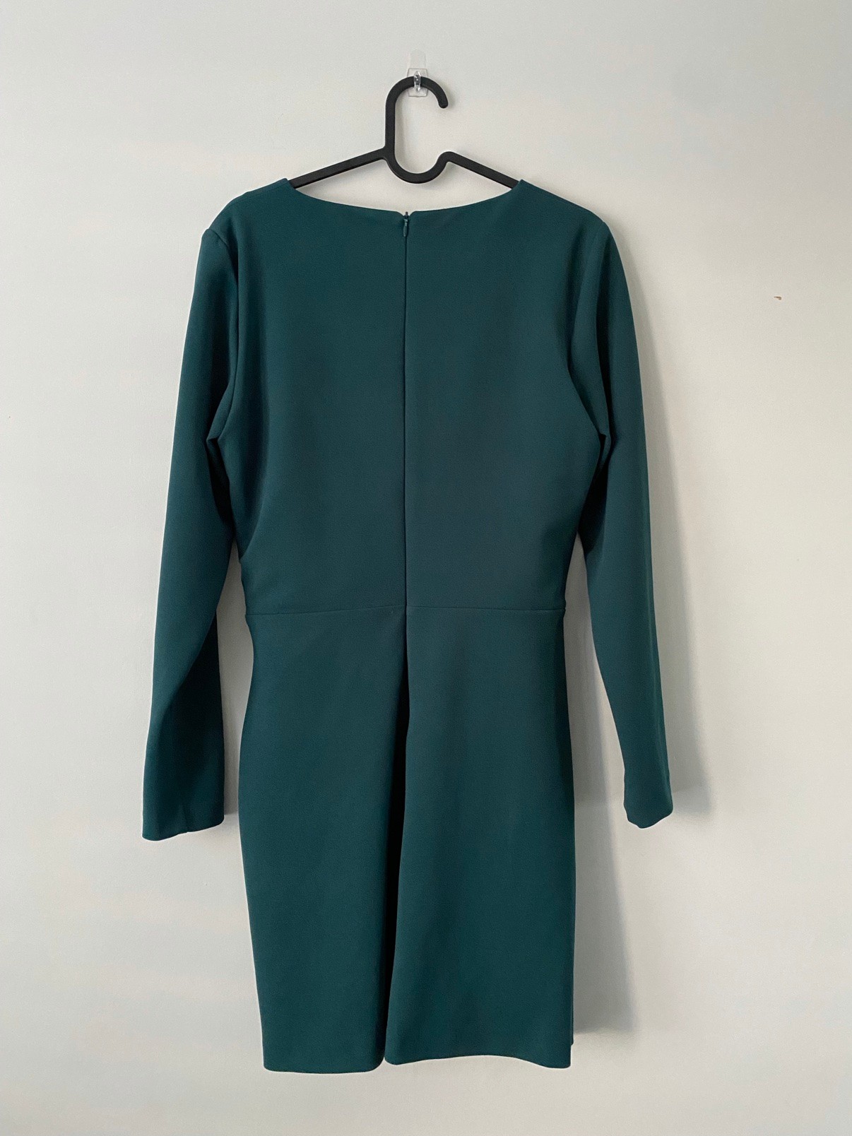 Zara Emerald Green Wrap Mini Dress, Size L
