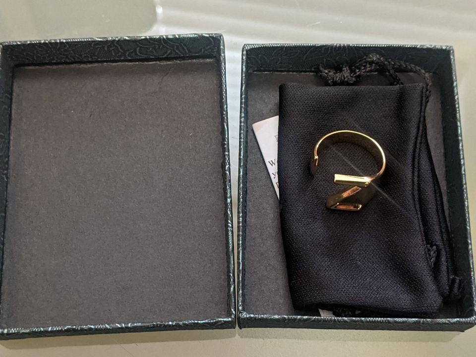 Keystyle GoldChic Jewelry Gold Bold Initial Letter N (or Z) - photo 5