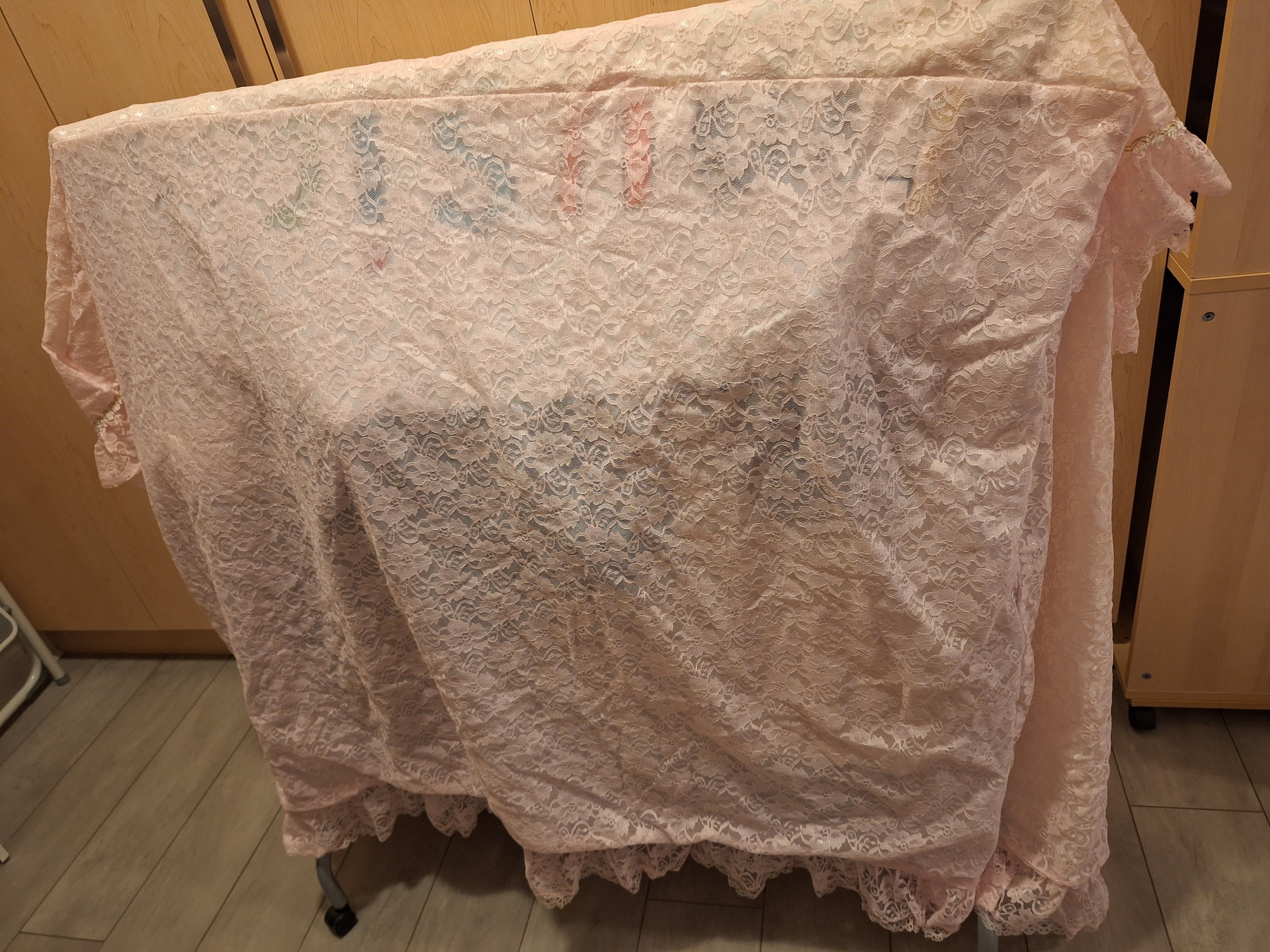 Pink Lace Upright Piano Cover + Pedal Cover - photo 4
