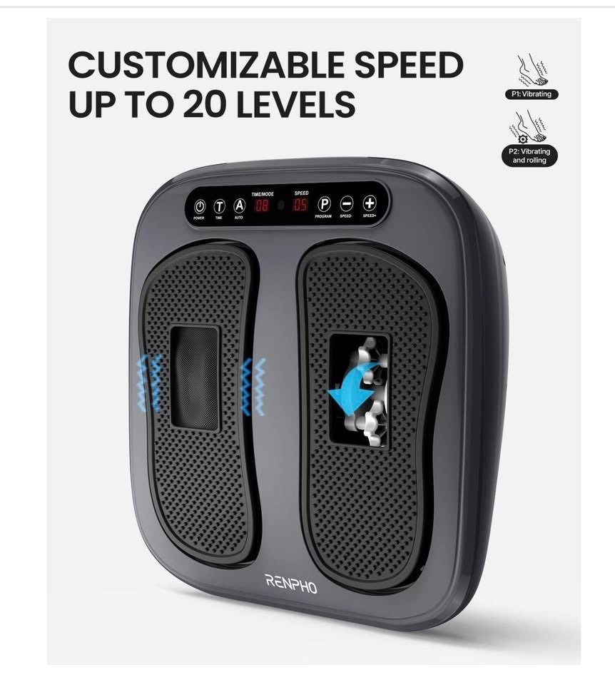 RENPHO Shiatsu Foot Massager with Heat & Remote - photo 3
