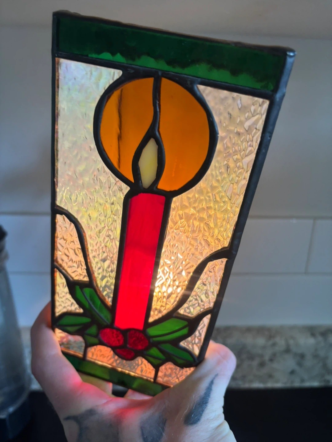 Christmas Stained Glass Lamps - photo 3