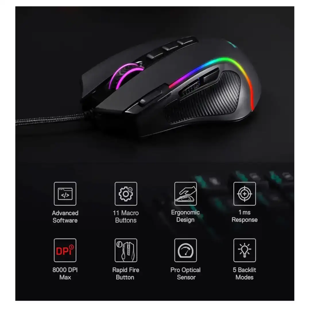 Redragon M612 Predator RGB Gaming Mouse - photo 2