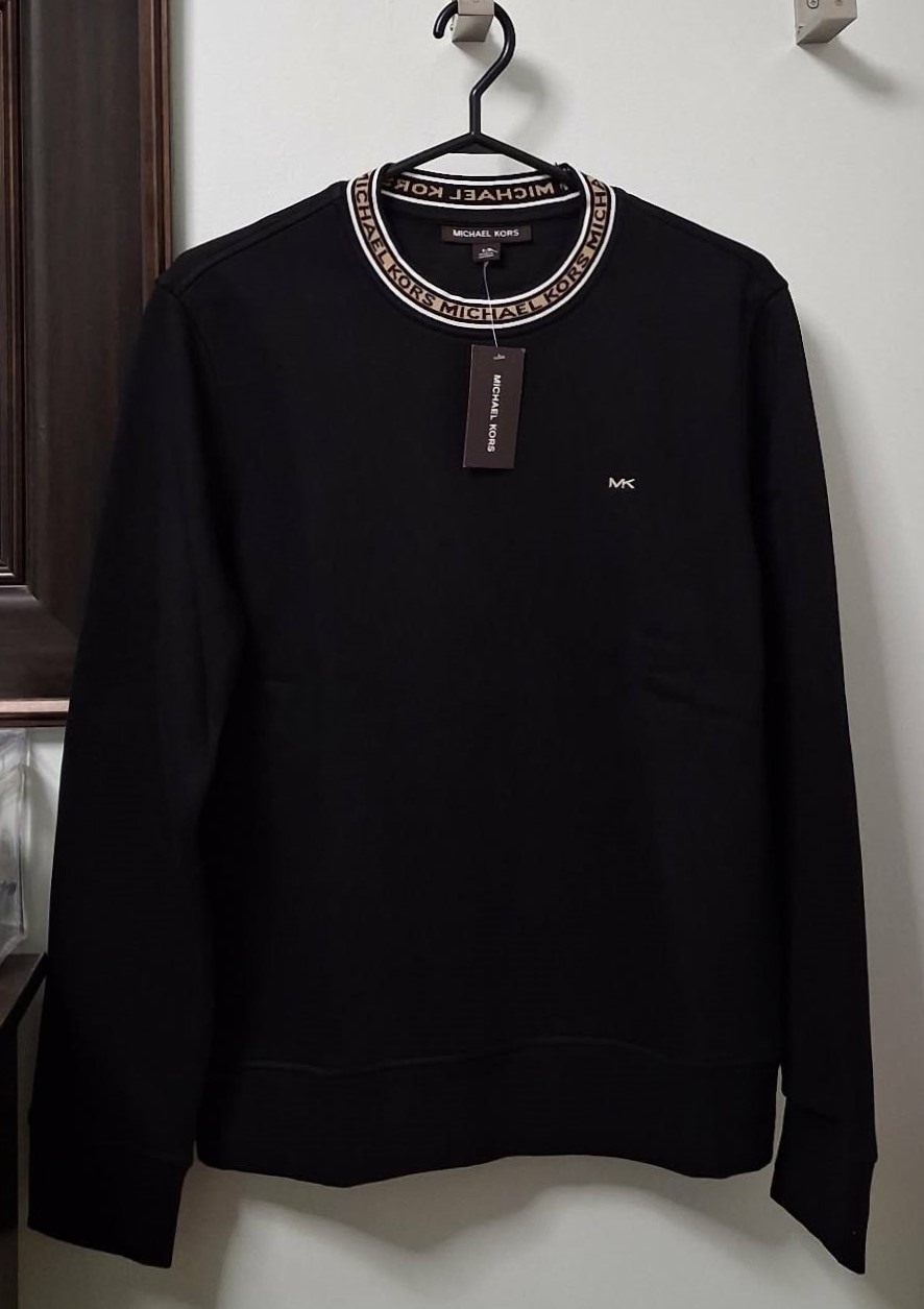 Perfect Gift - New Michael Kors Logo Neck Crewneck Sweatshirt - photo 3