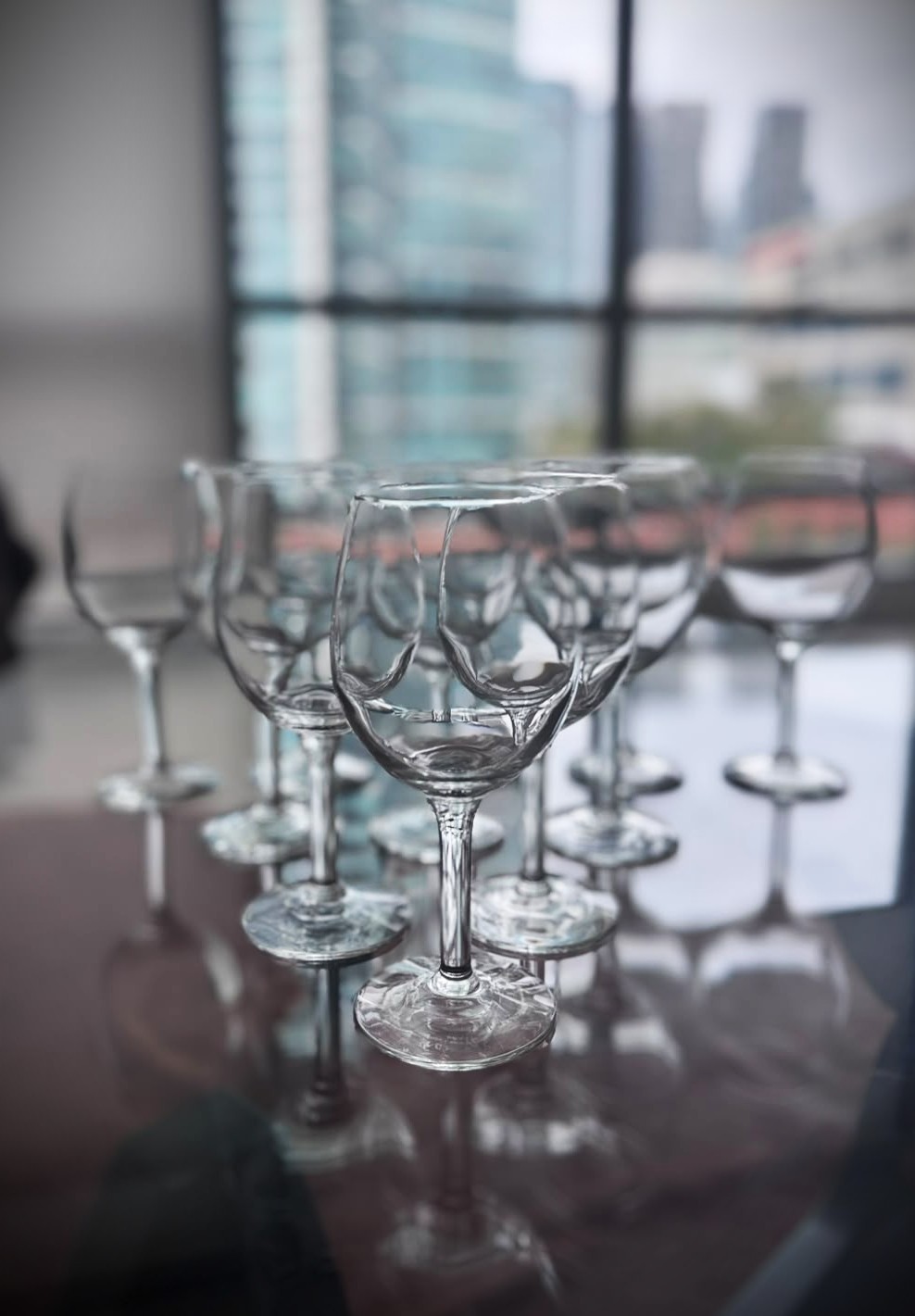 Set of 11 Wine Glasses - $20