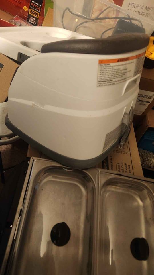Ingenuity Baby Base 2-in-1 Booster Feeding & Floor Seat - Slate - photo 2