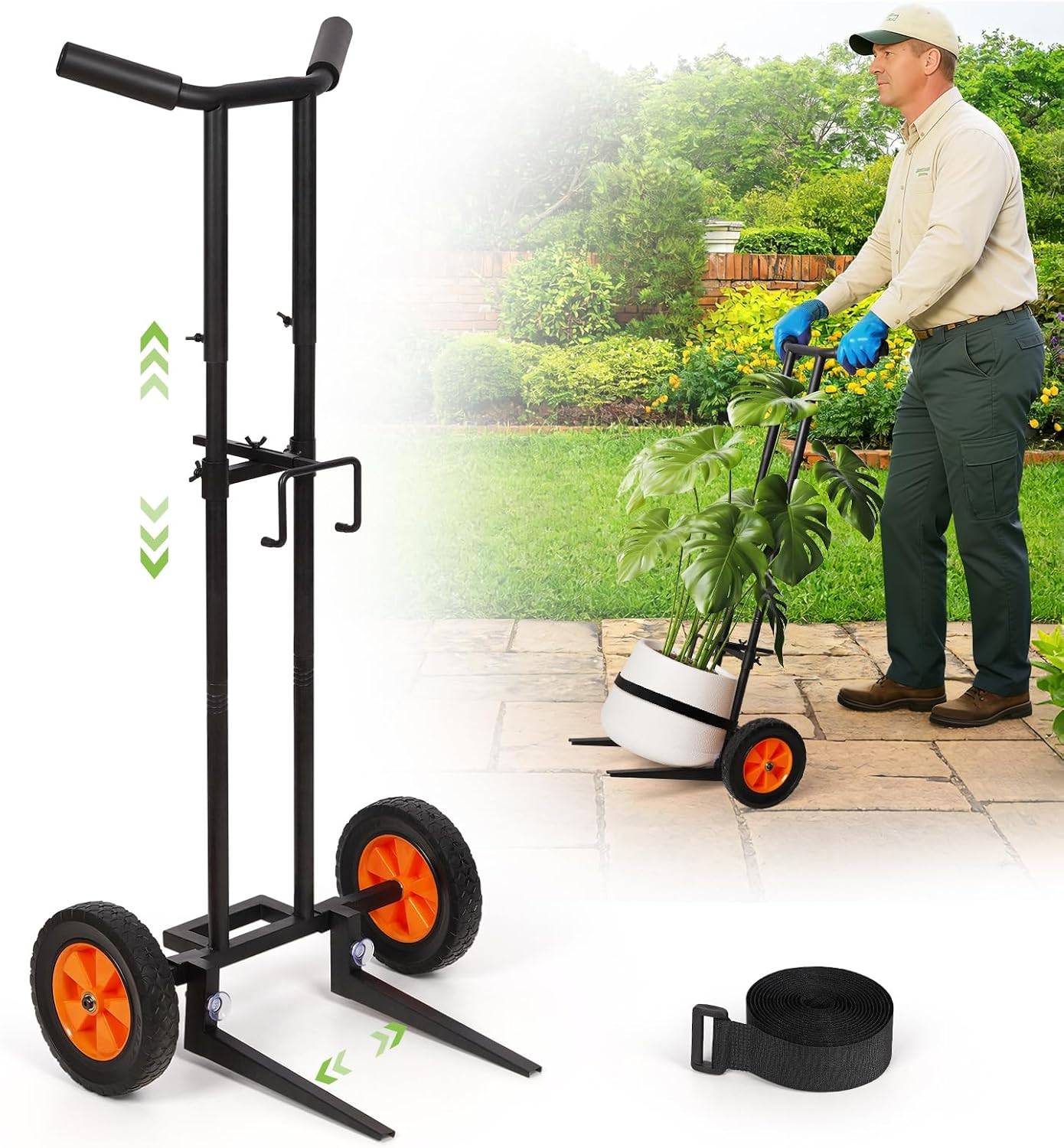 Plant Caddy with Wheels, 3.6FT Heavy Dut