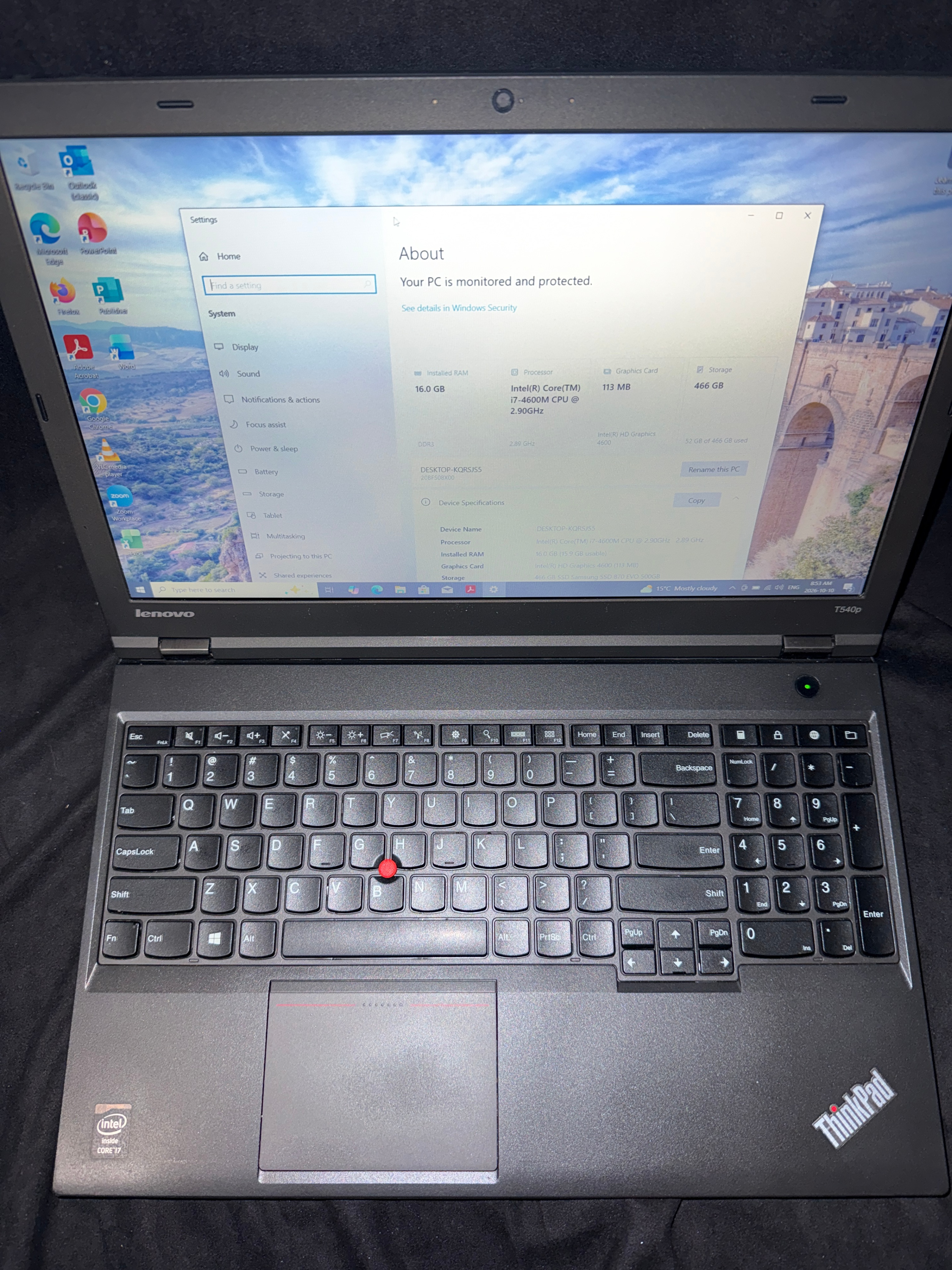 $25 (As Is) Lenovo ThinkPad T540p Laptop