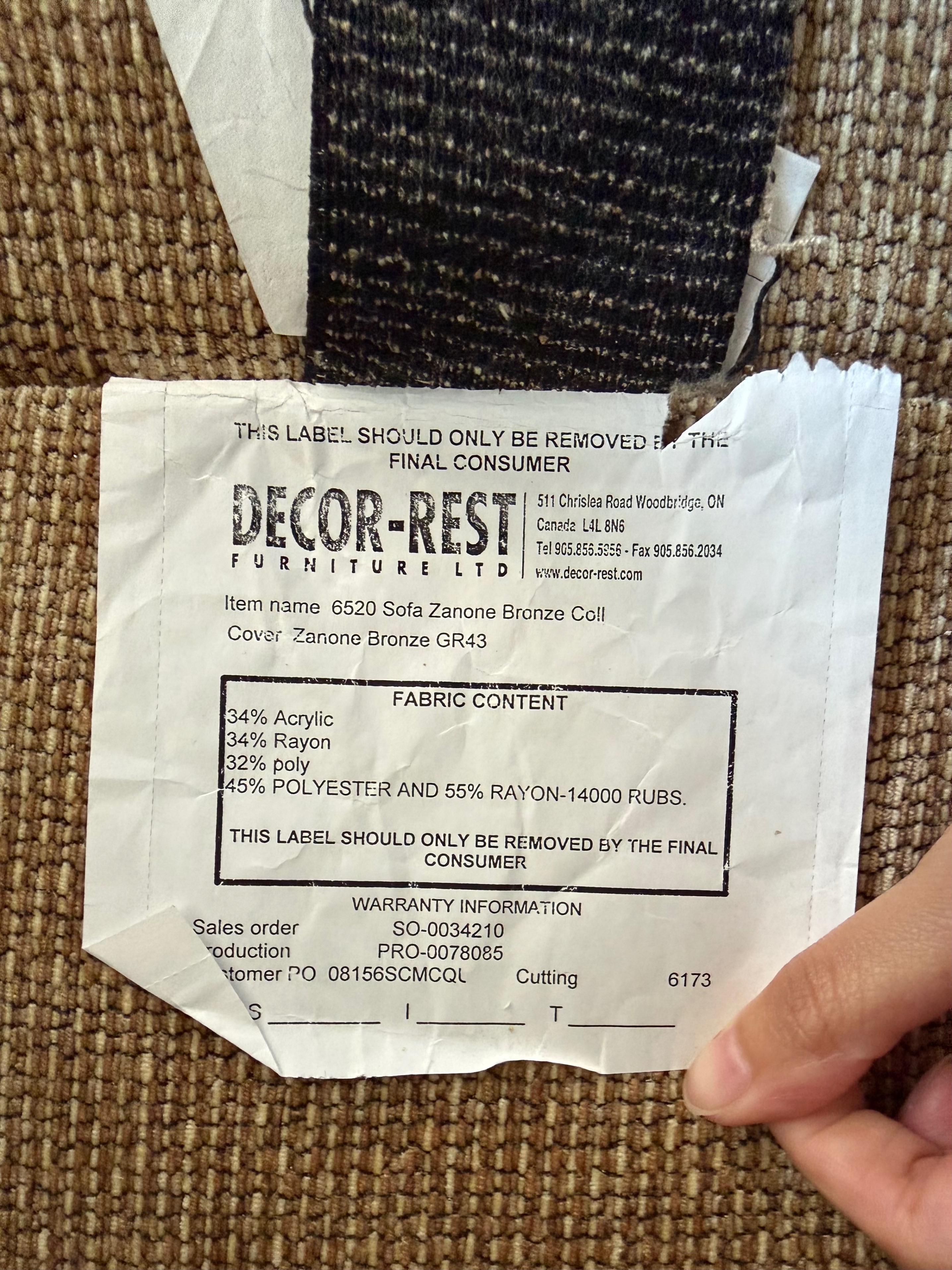 Canadian-Made Carved Wood Frame + 3 Pillows - photo 5
