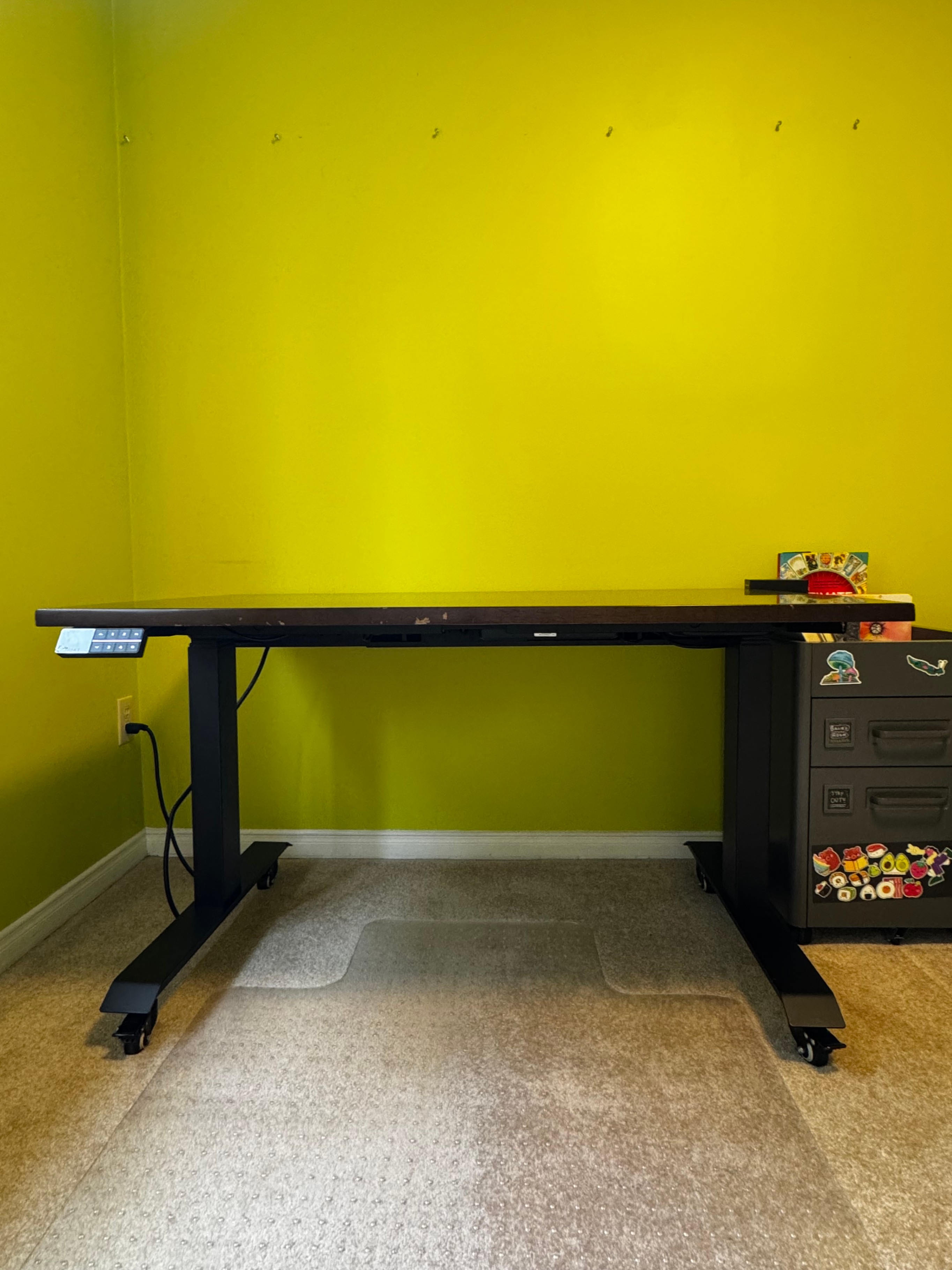 Desky Dual Motor Sit Stand Desk (48 x30 Solid Rubberwood) - photo 4